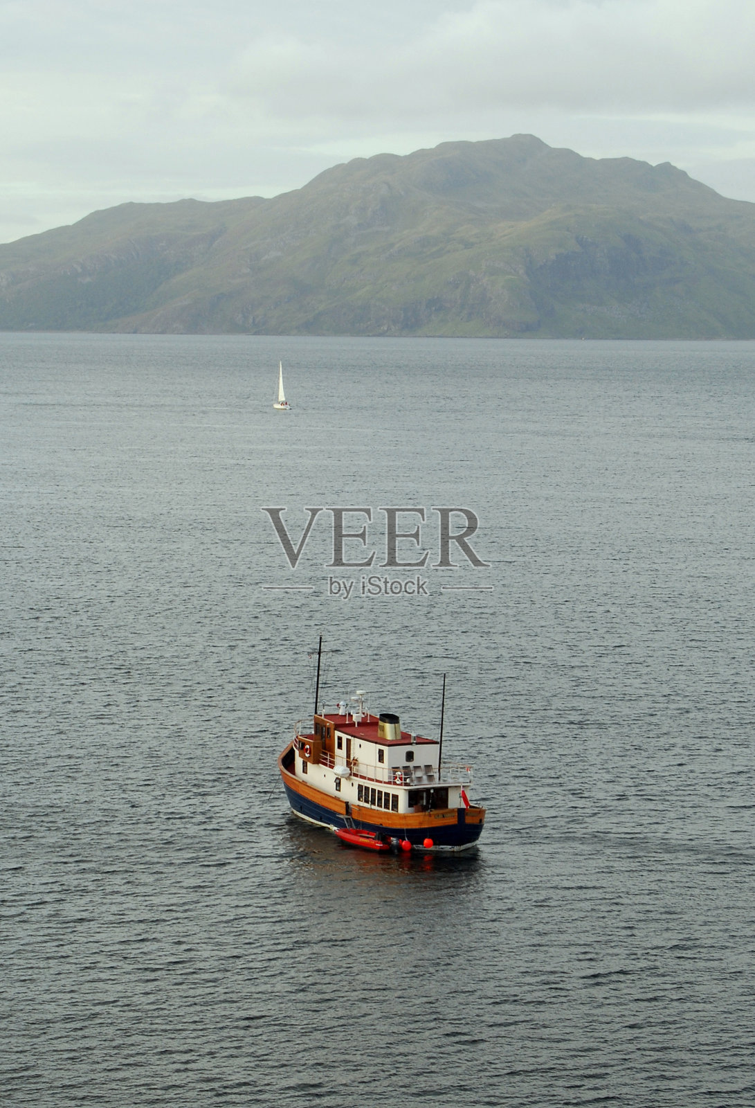 马尔岛的船只照片摄影图片