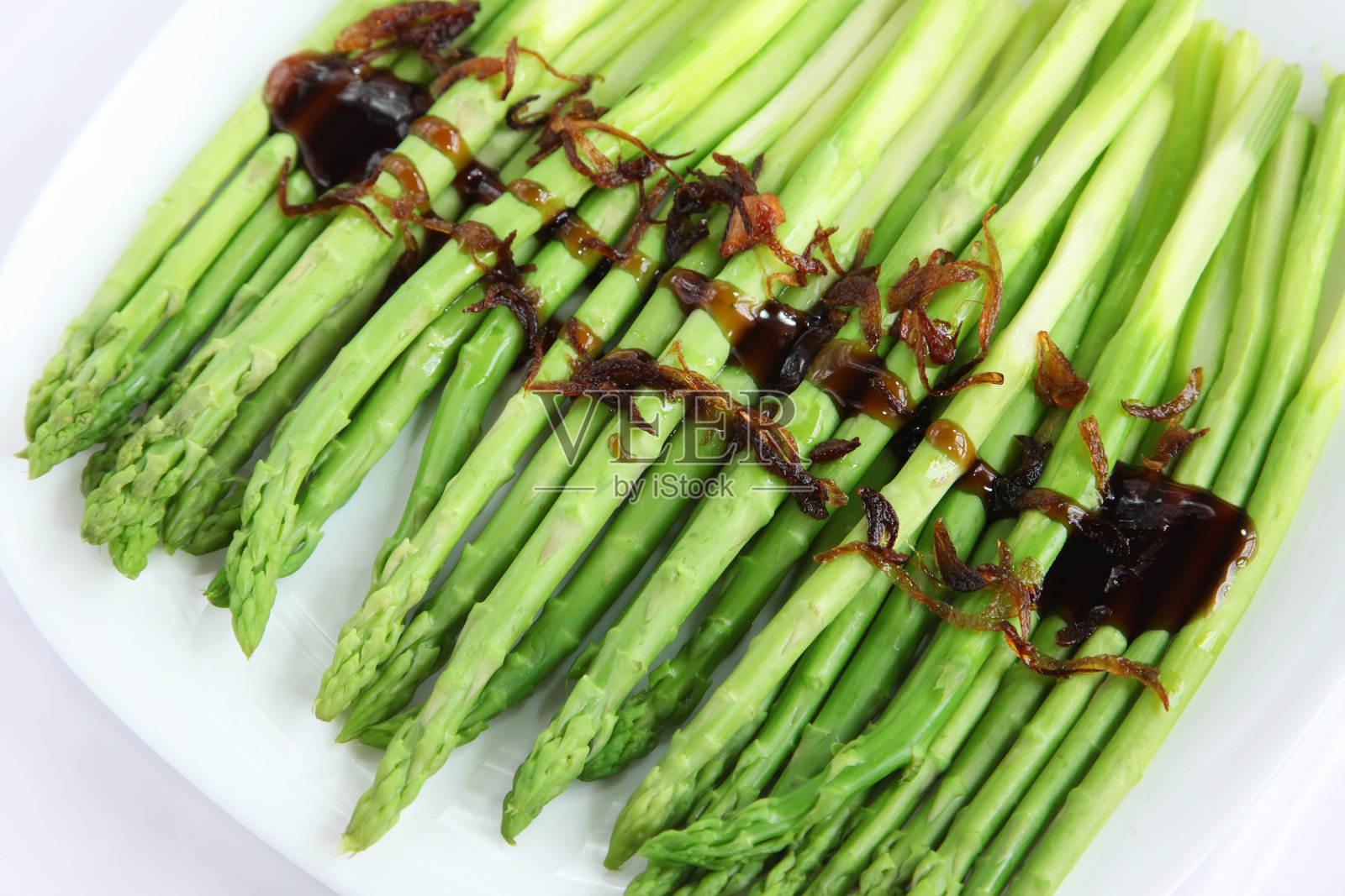 亚洲煮芦笋照片摄影图片