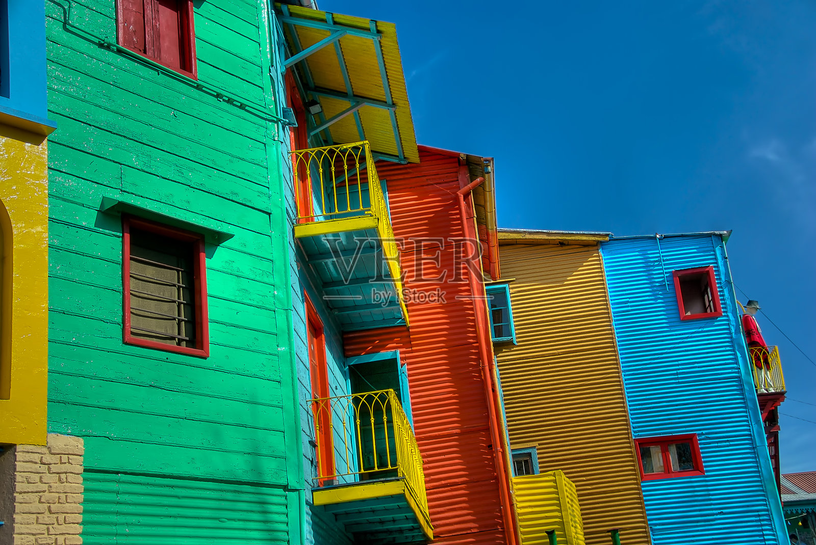 布宜诺斯艾利斯的卡米尼托的颜色照片摄影图片