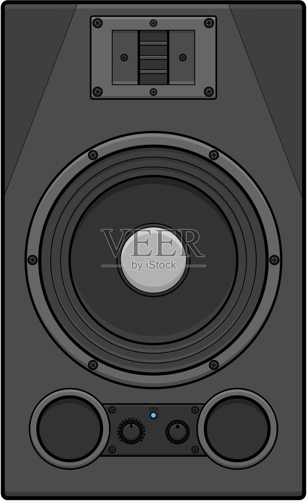 演讲者监控设计元素图片