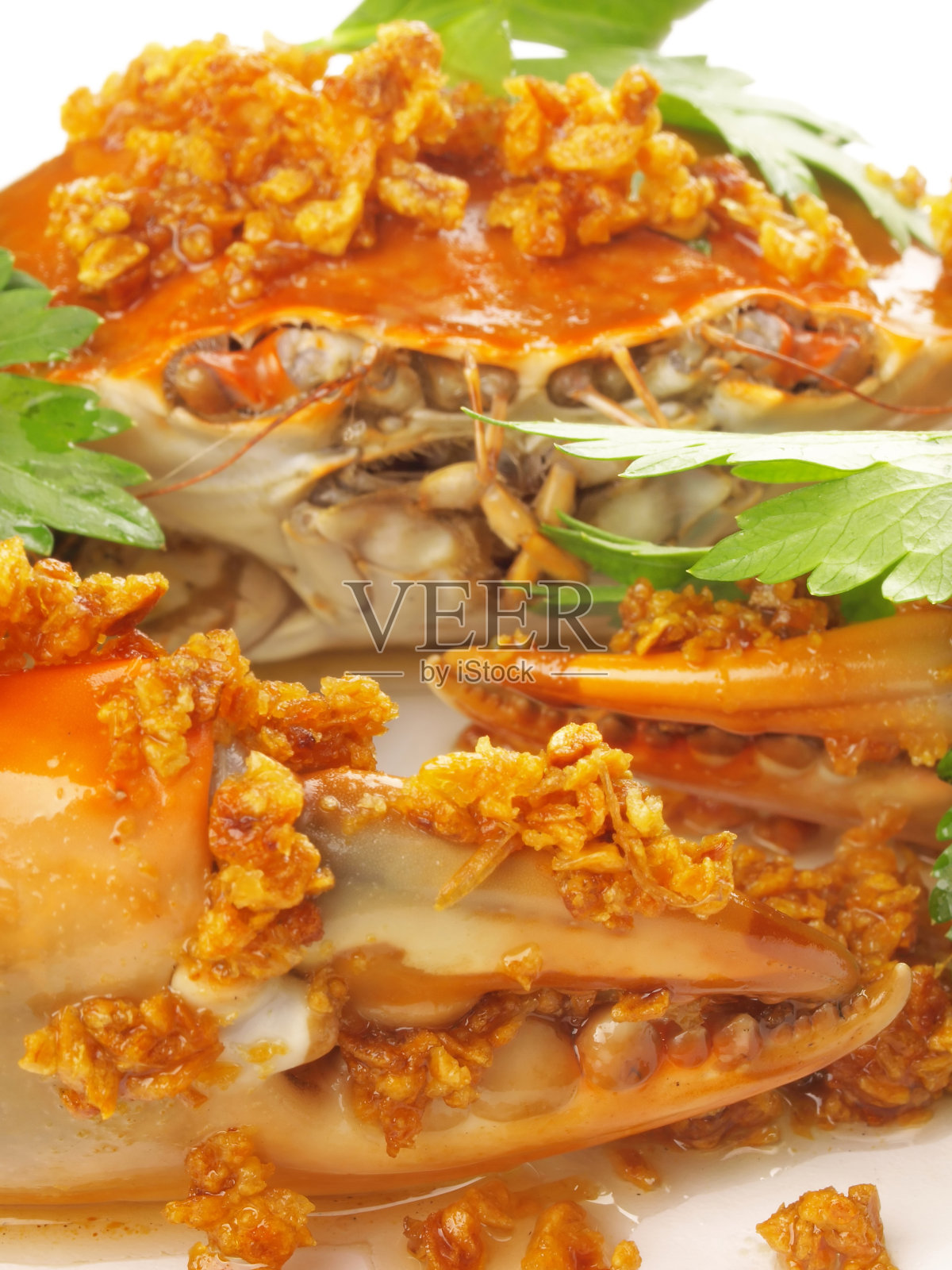 大蒜蟹照片摄影图片