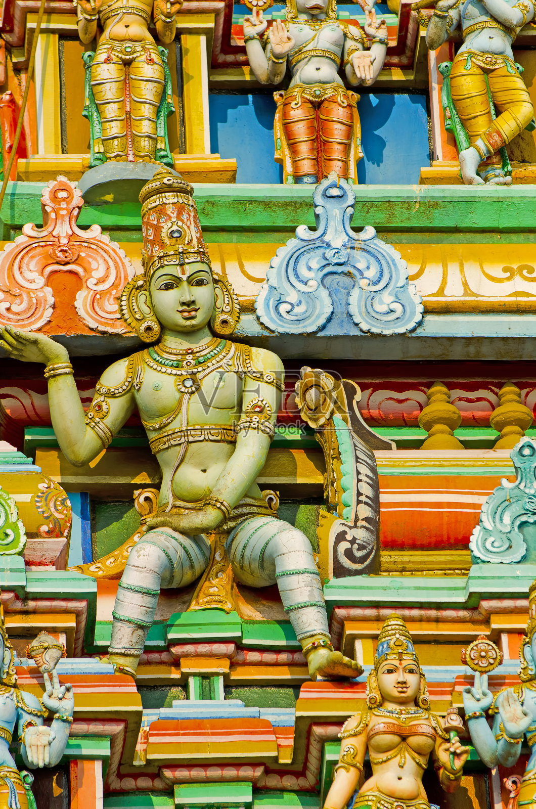 印度教寺庙的雕塑照片摄影图片