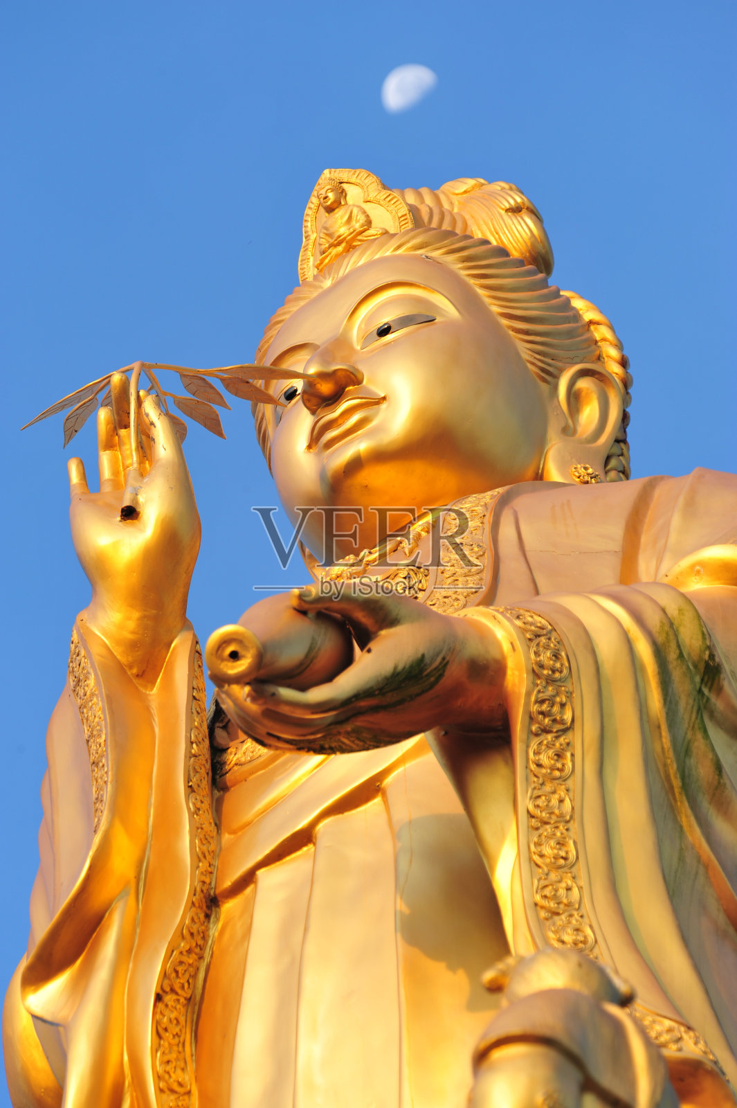 观音雕像照片摄影图片