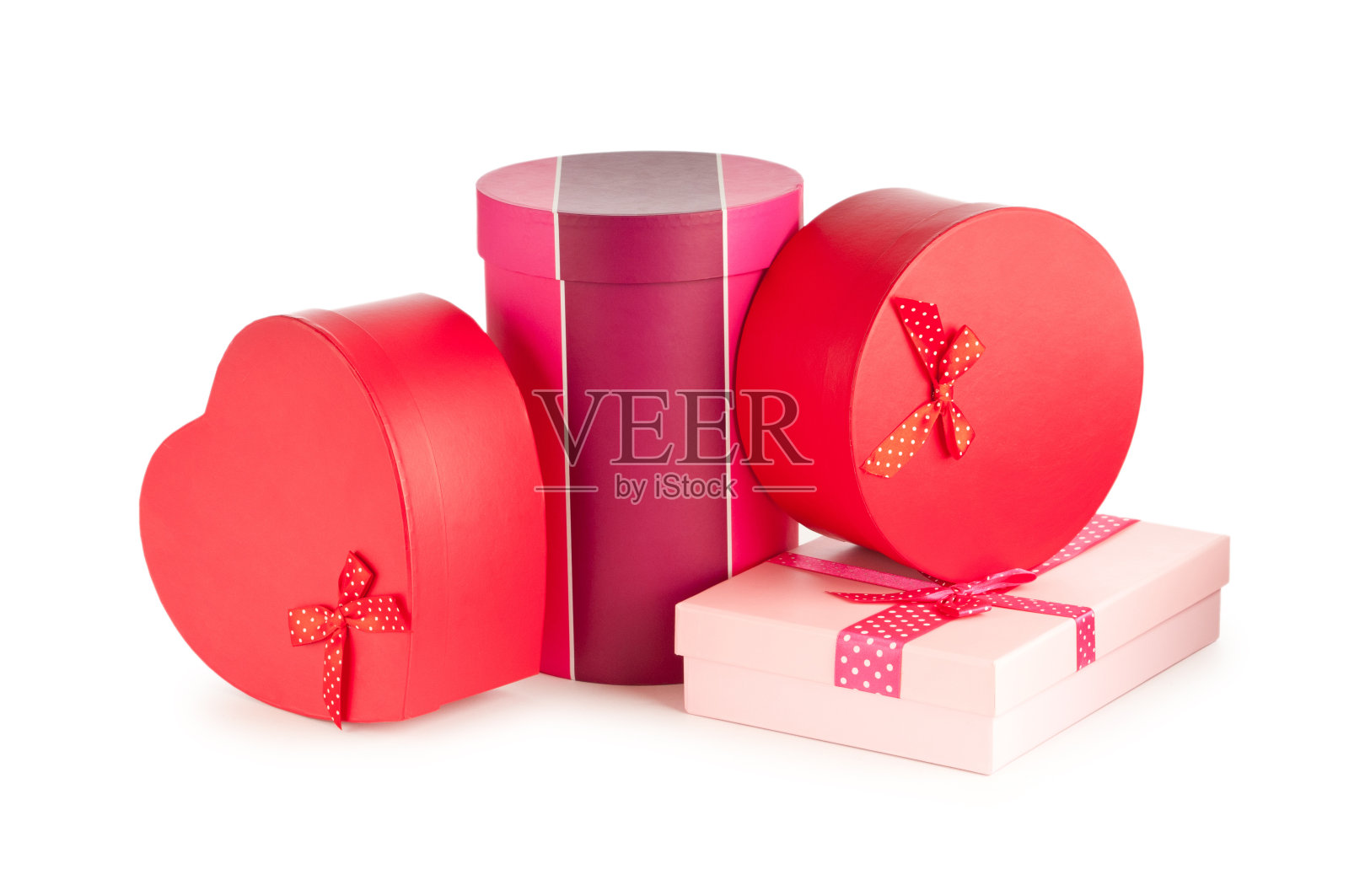 礼品盒孤立在白色照片摄影图片