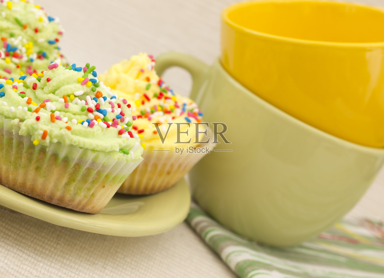 杯型蛋糕照片摄影图片