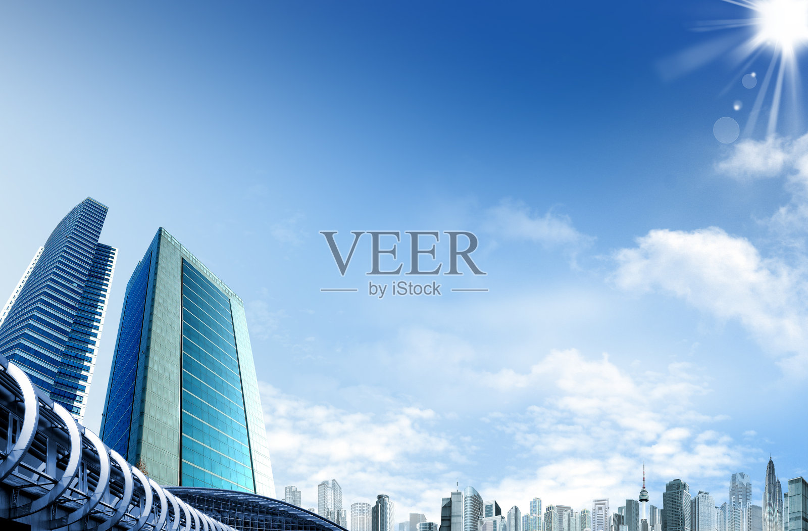 摩天大楼经营理念照片摄影图片