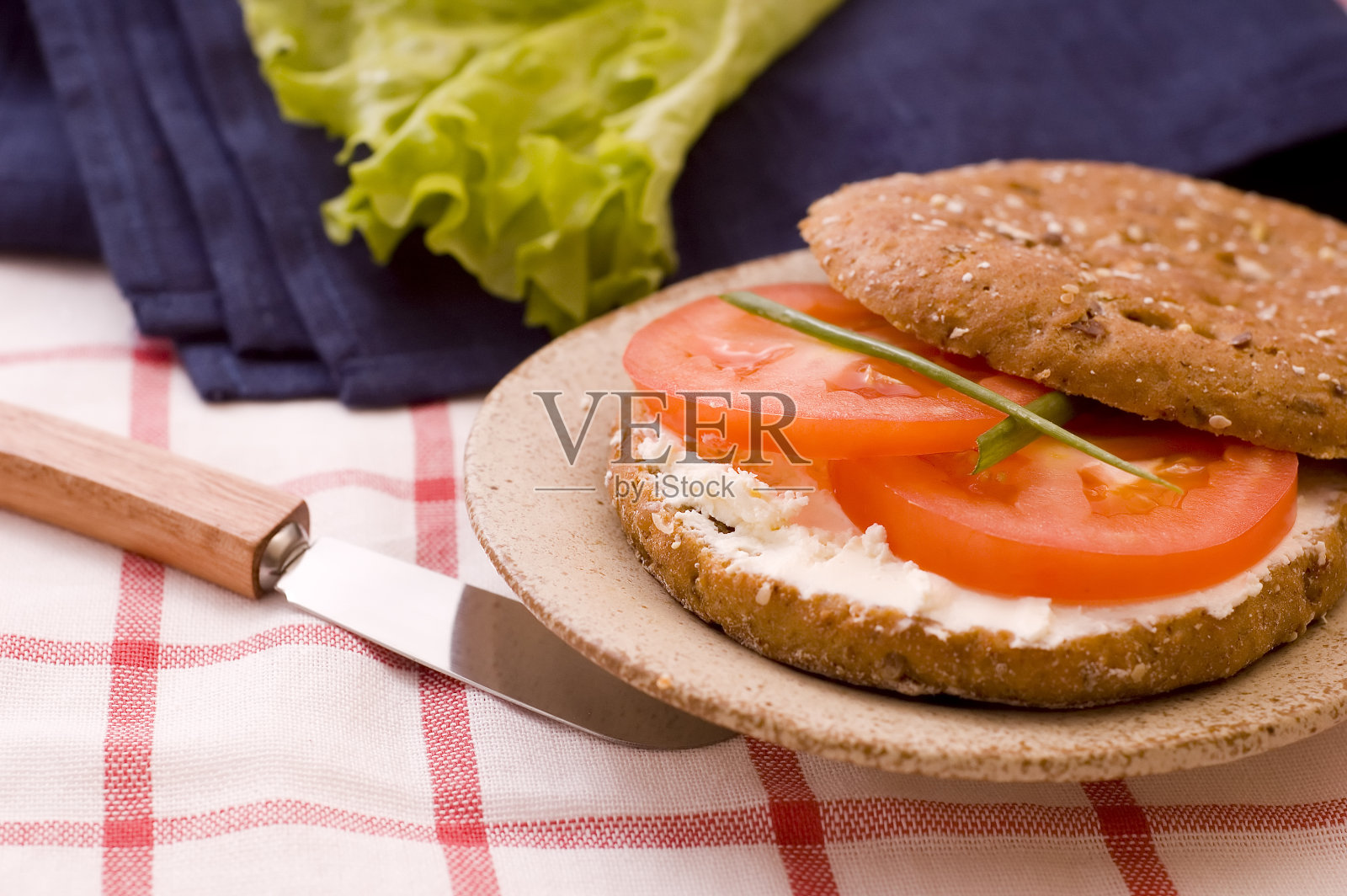 健康的三明治照片摄影图片