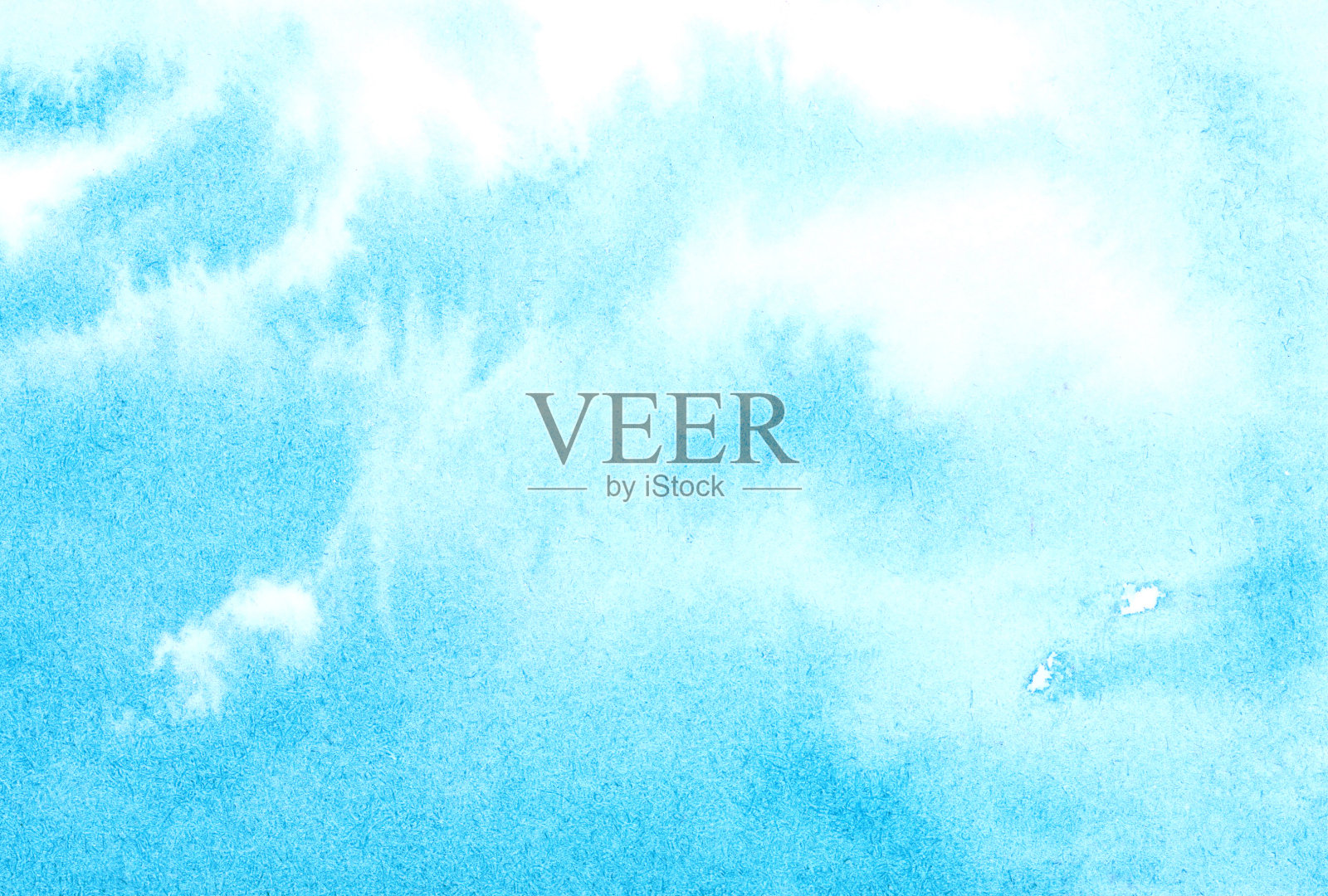 抽象蓝色水彩泄漏插画图片素材