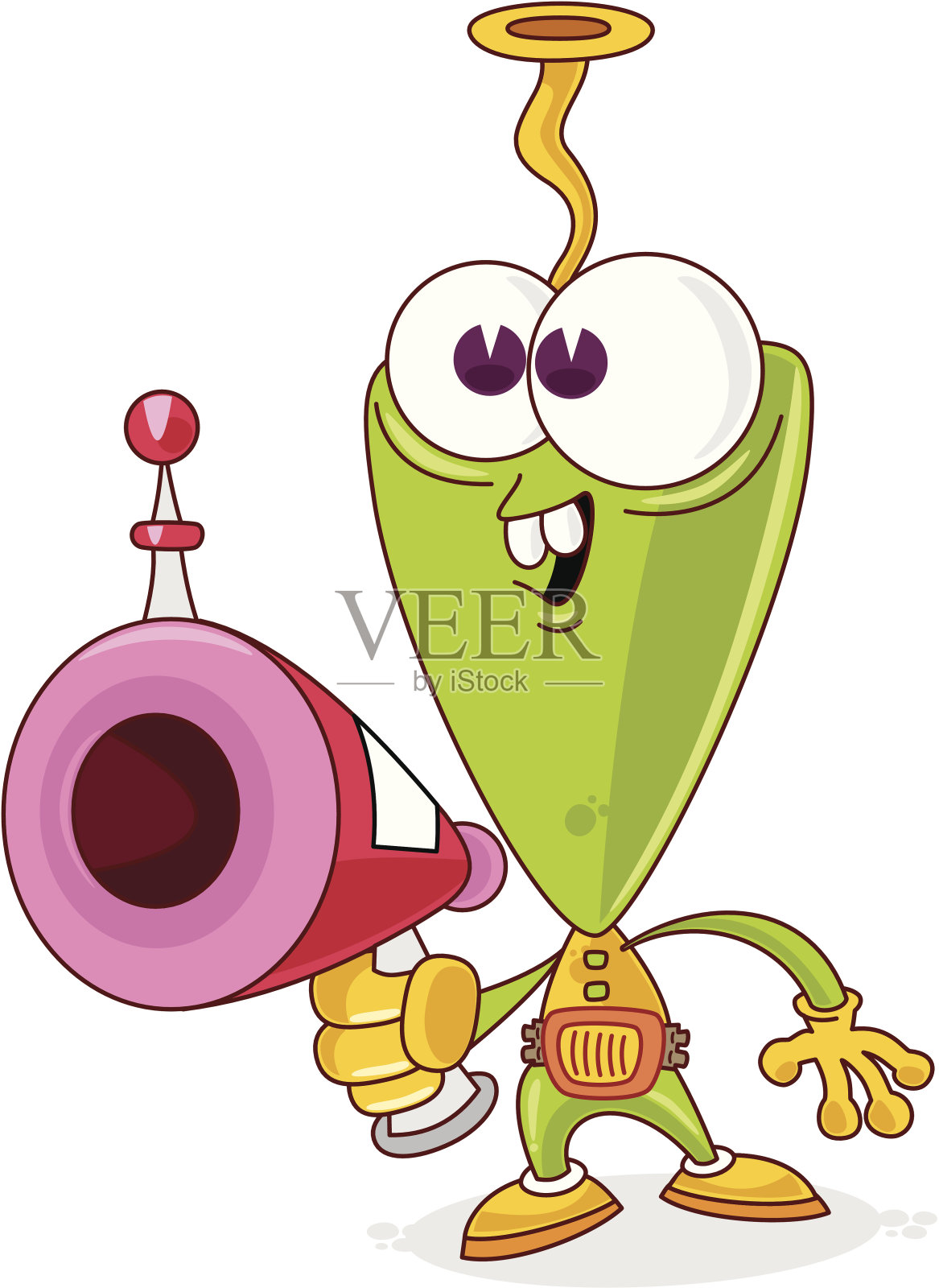 外星人插画图片素材