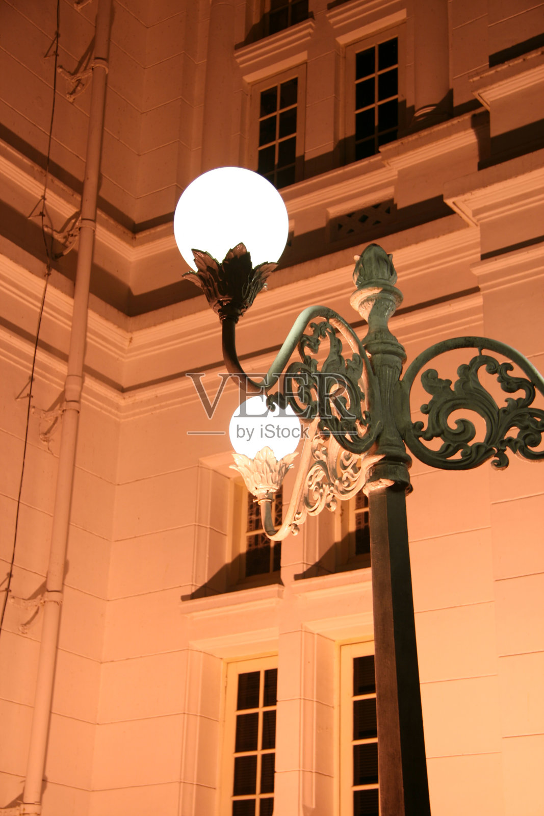 日惹殖民灯柱照片摄影图片