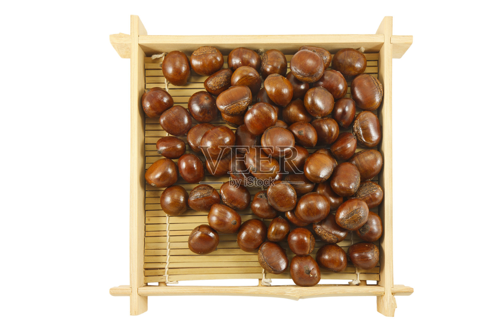 烤栗子照片摄影图片