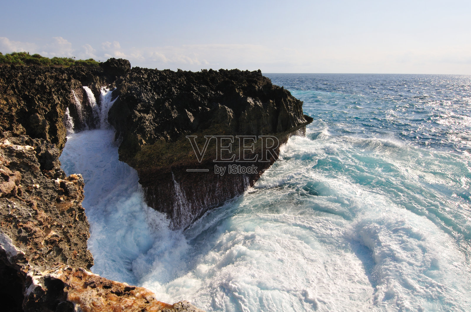 努沙杜瓦巴厘岛的水浪照片摄影图片