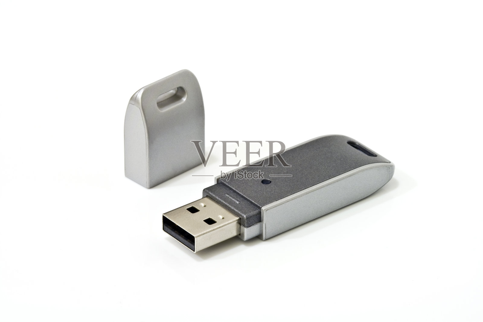 白色背景上的u盘照片摄影图片