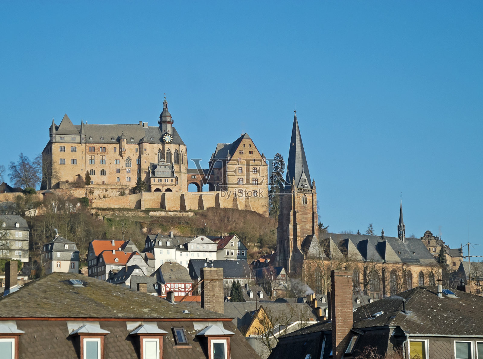 马尔堡Cityscape照片摄影图片
