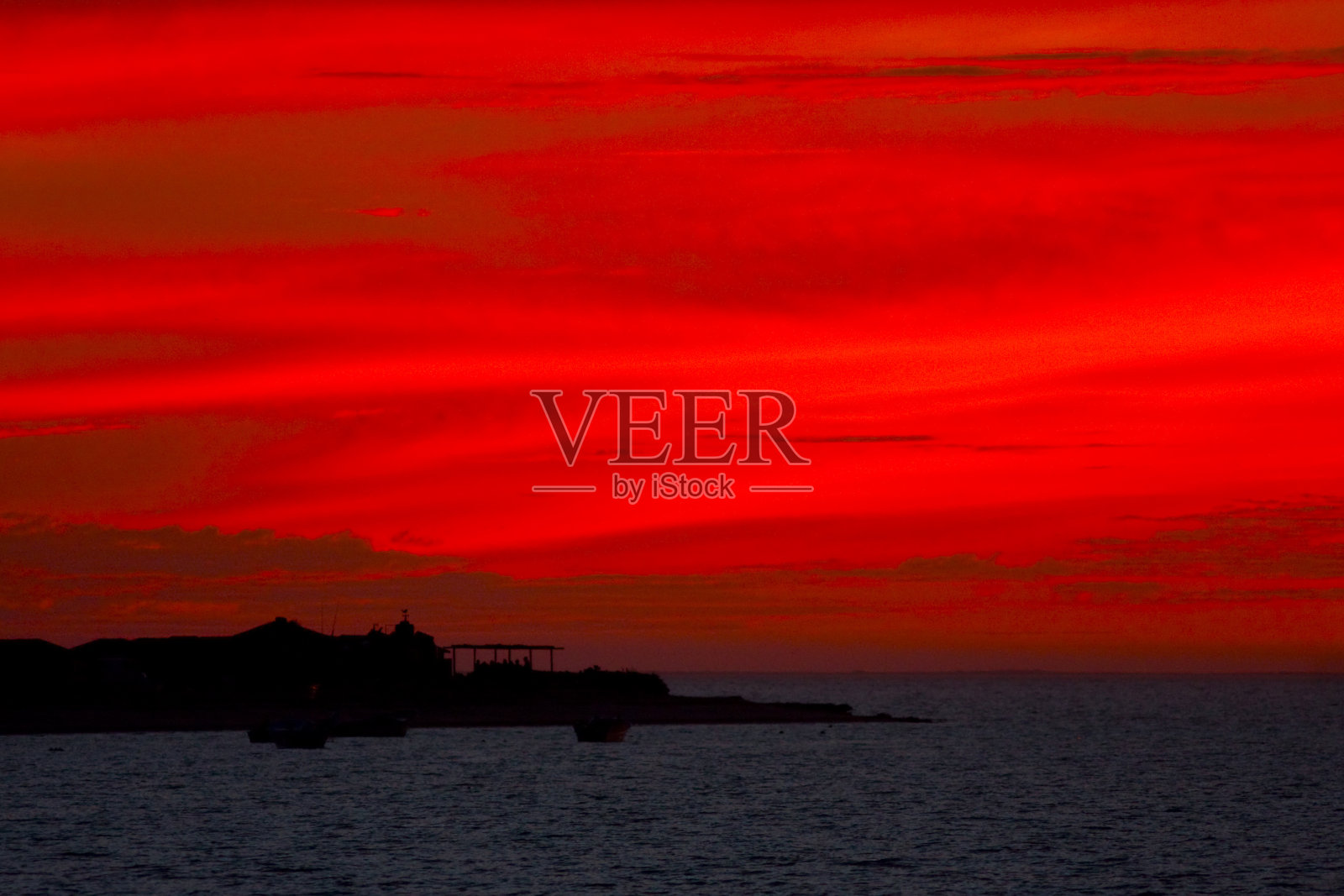 太平洋日落照片摄影图片