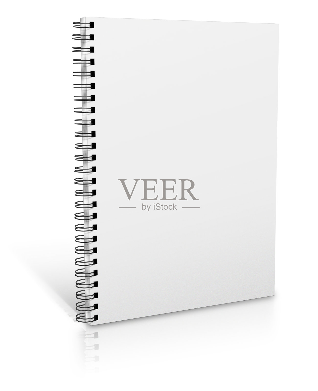 一个孤立的图像螺旋装订的书在一个白色的背景照片摄影图片