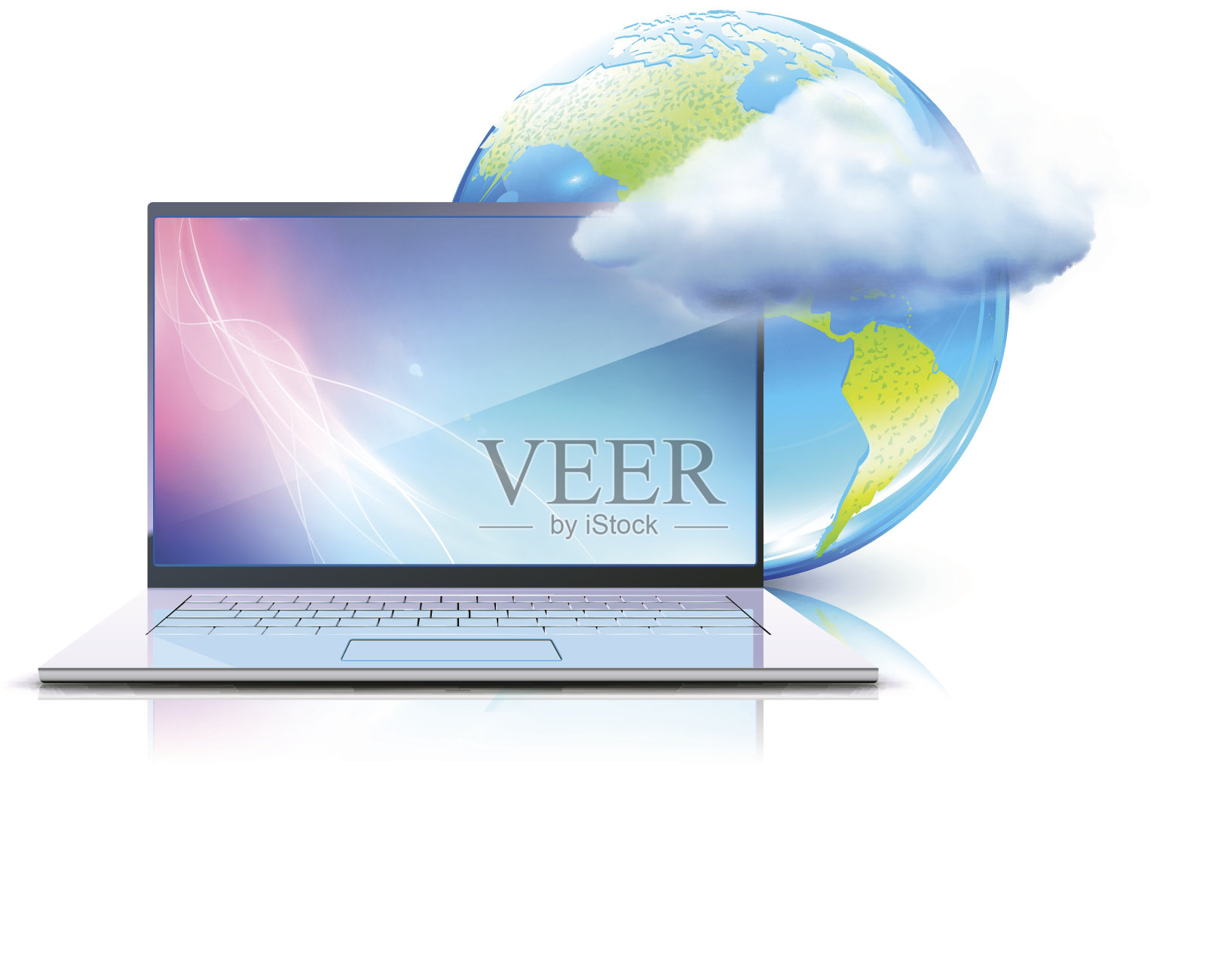 全球通信的概念插画图片素材