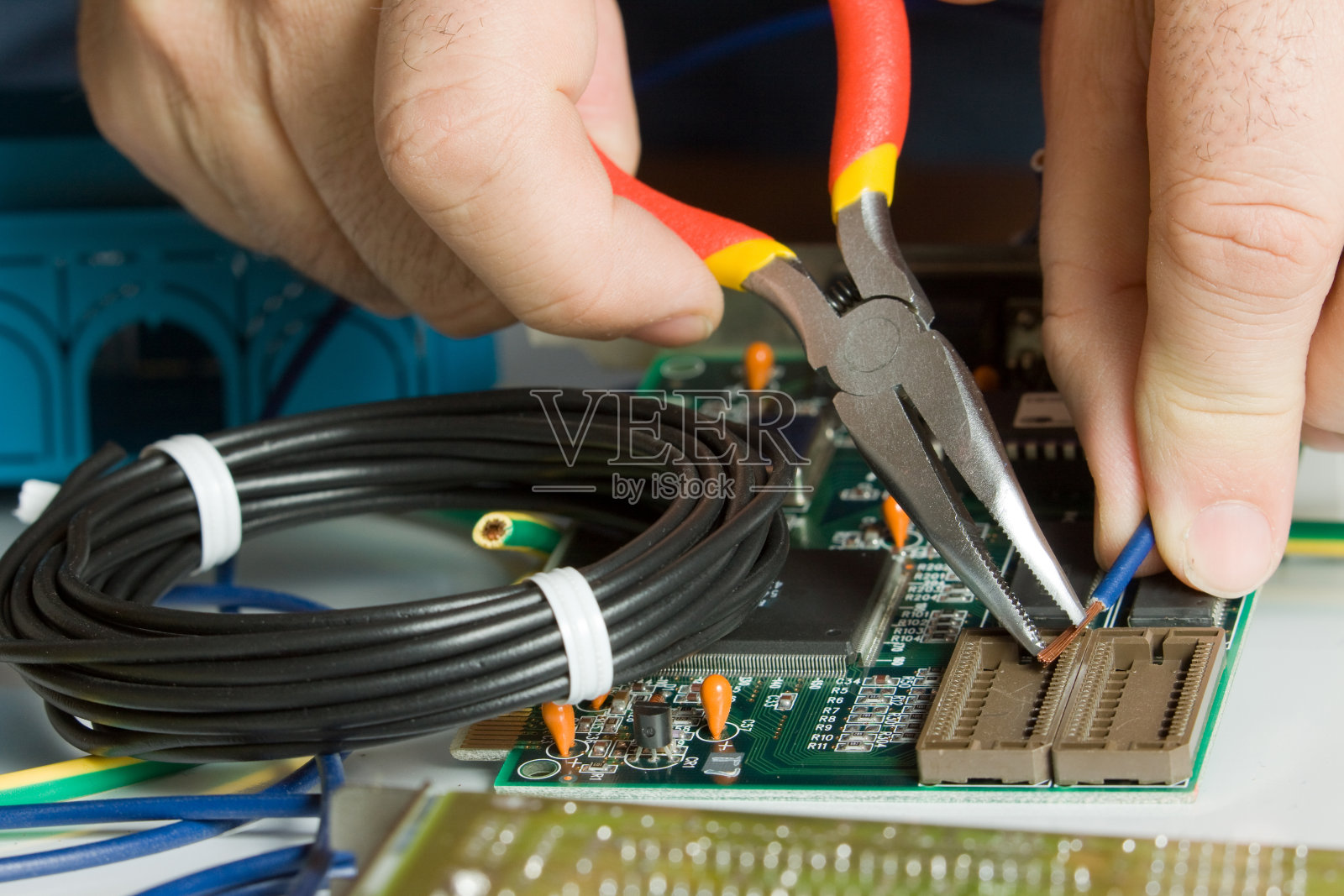 电工照片摄影图片