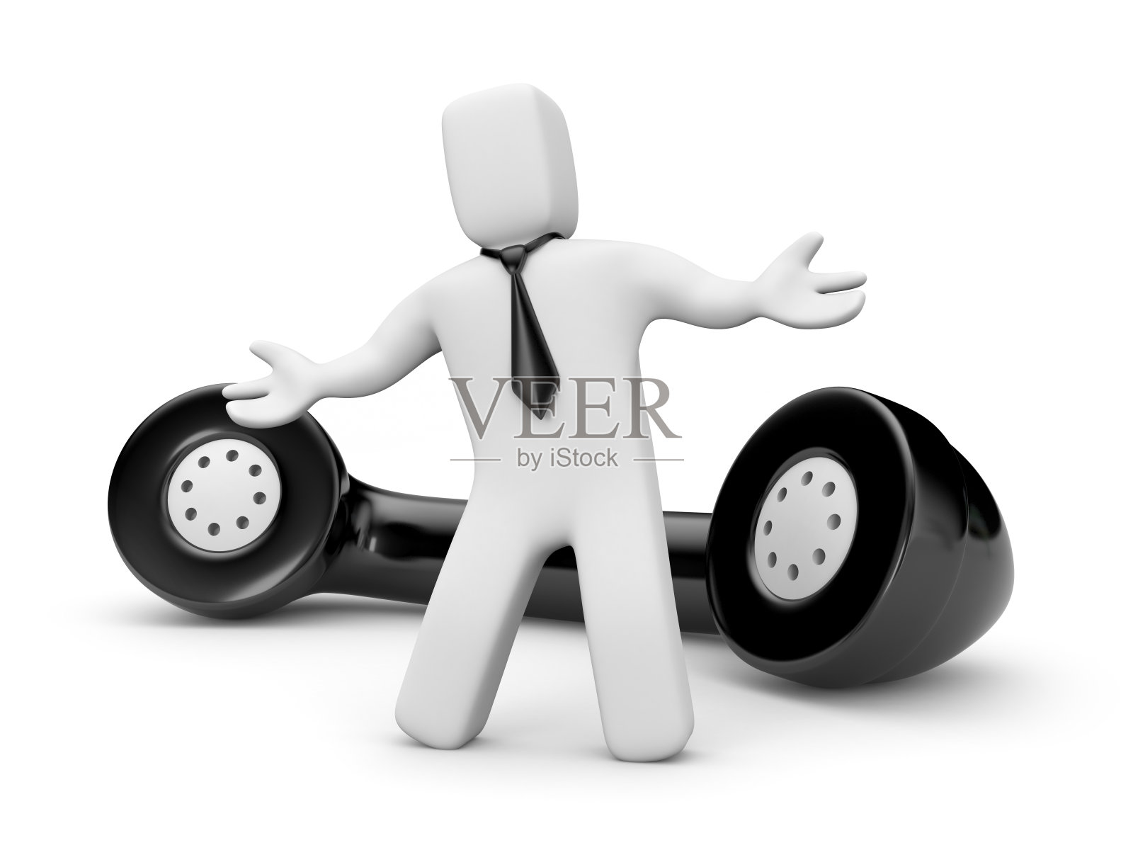 打电话给我们插画图片素材