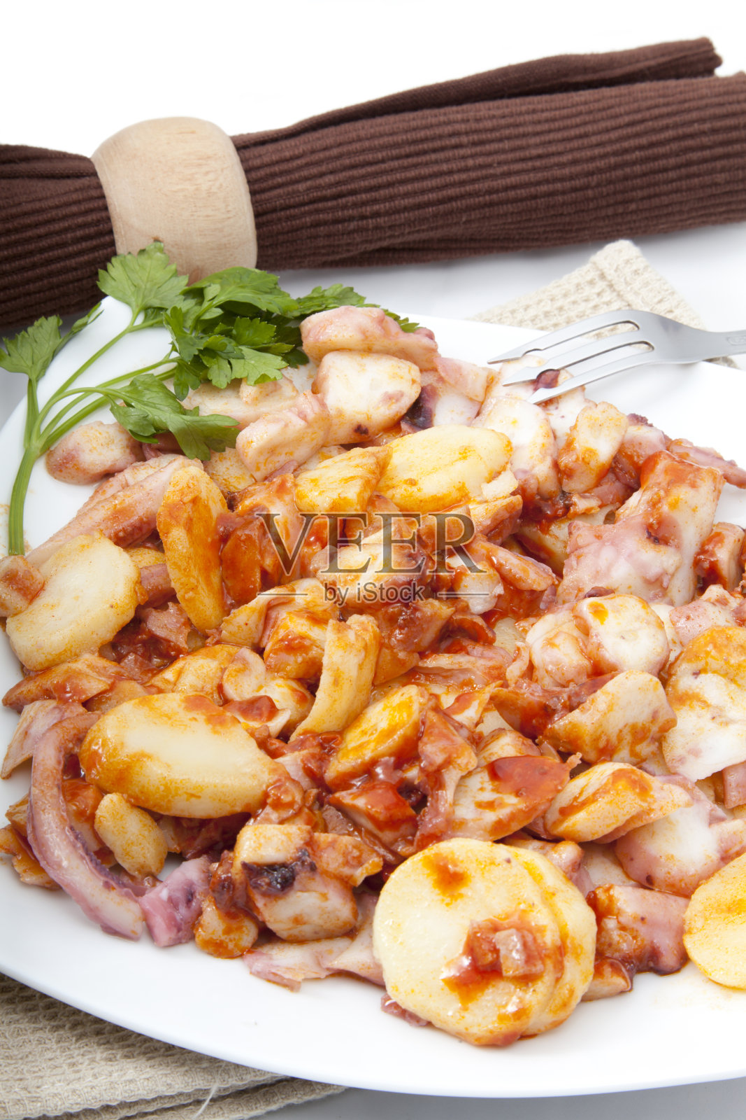 加利西亚语的章鱼照片摄影图片