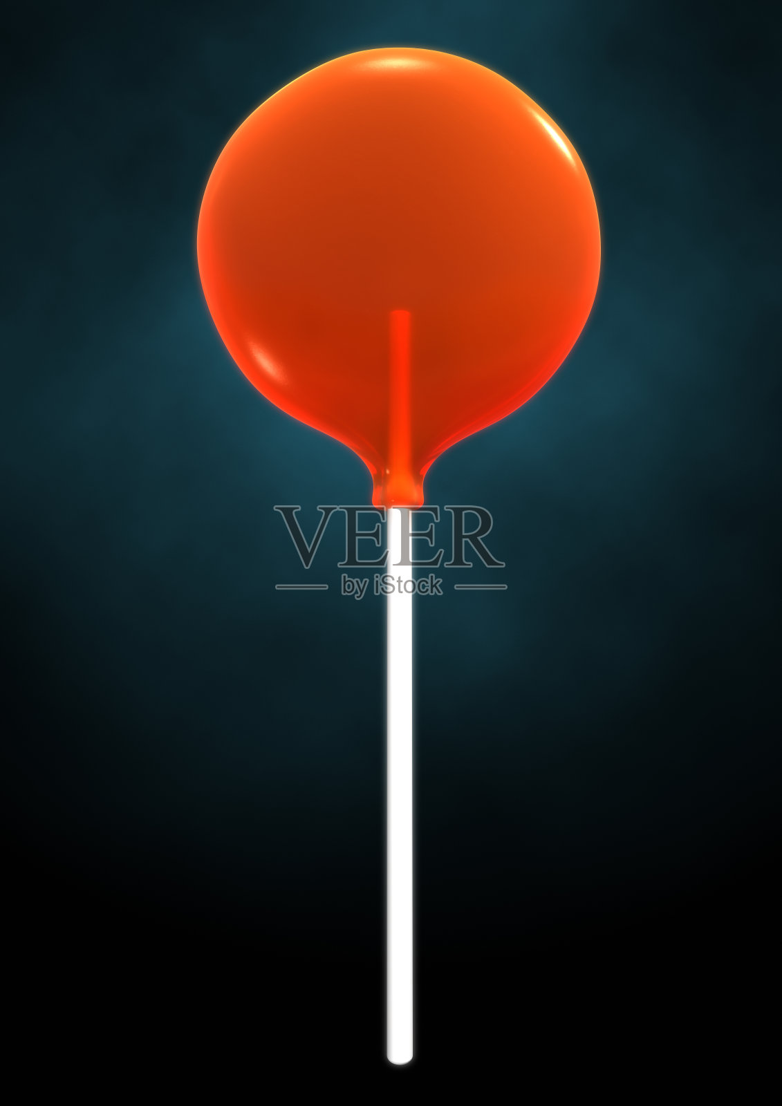 橙色的棒棒糖照片摄影图片