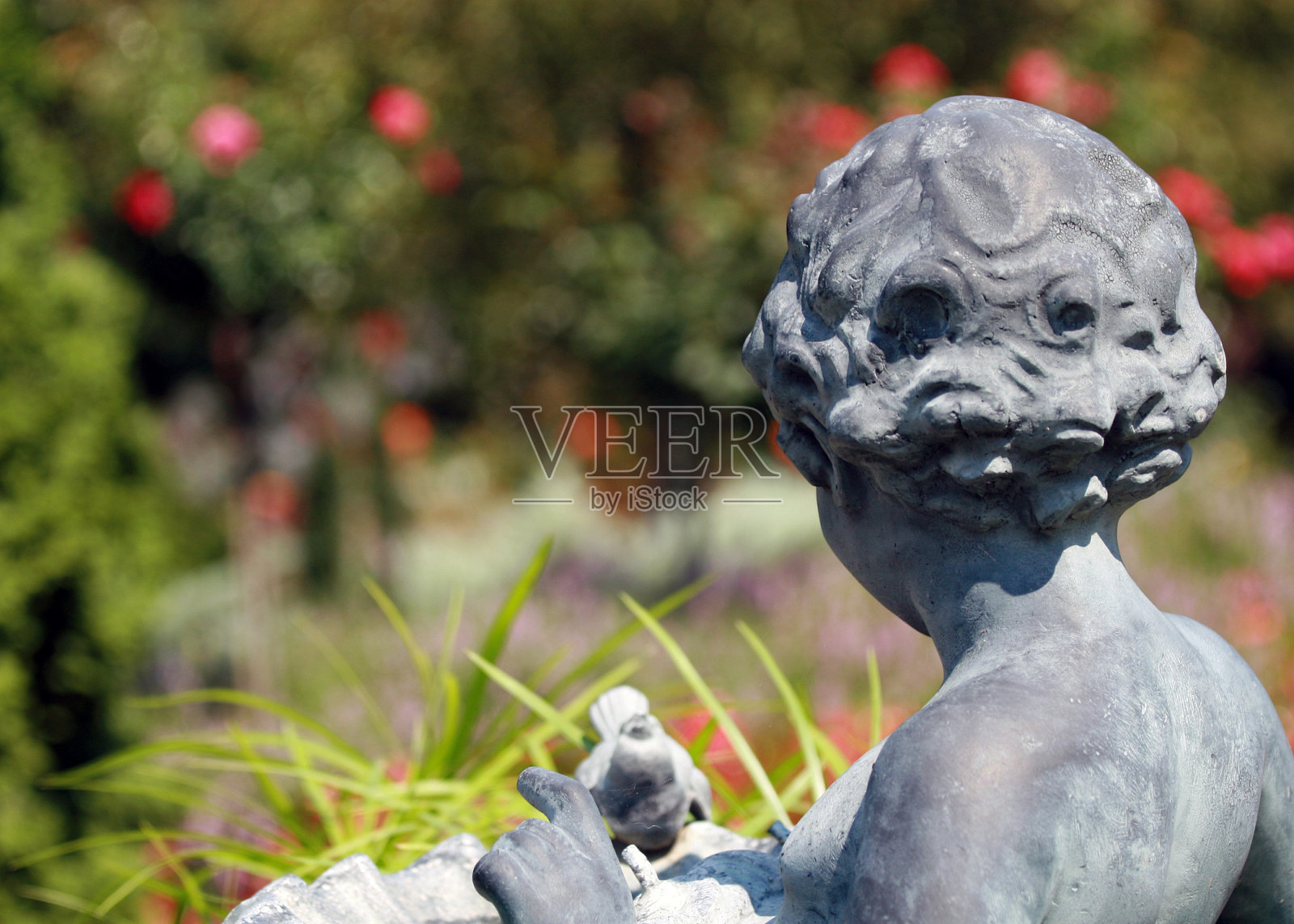 花园雕像照片摄影图片