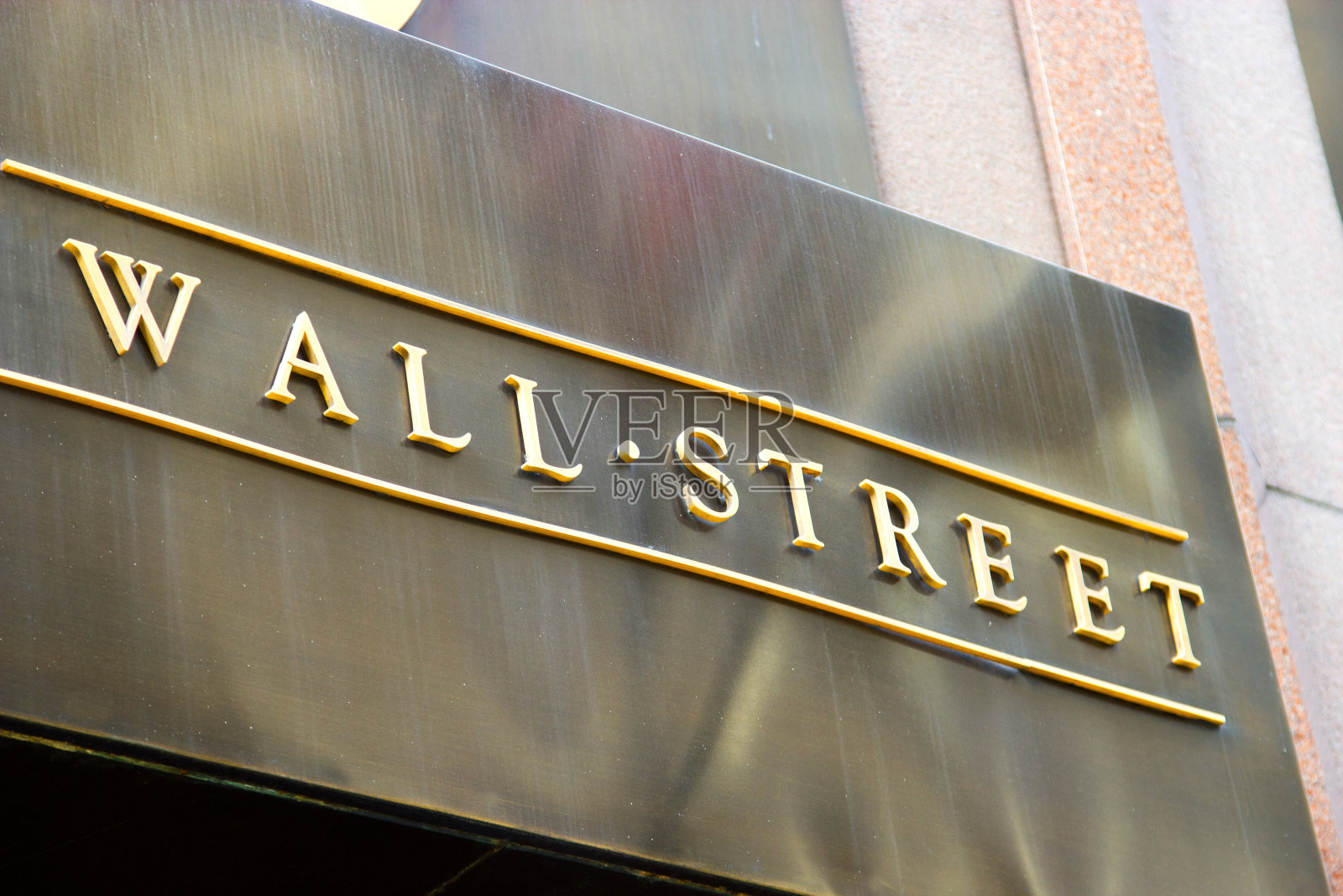 华尔街标志，纽约照片摄影图片