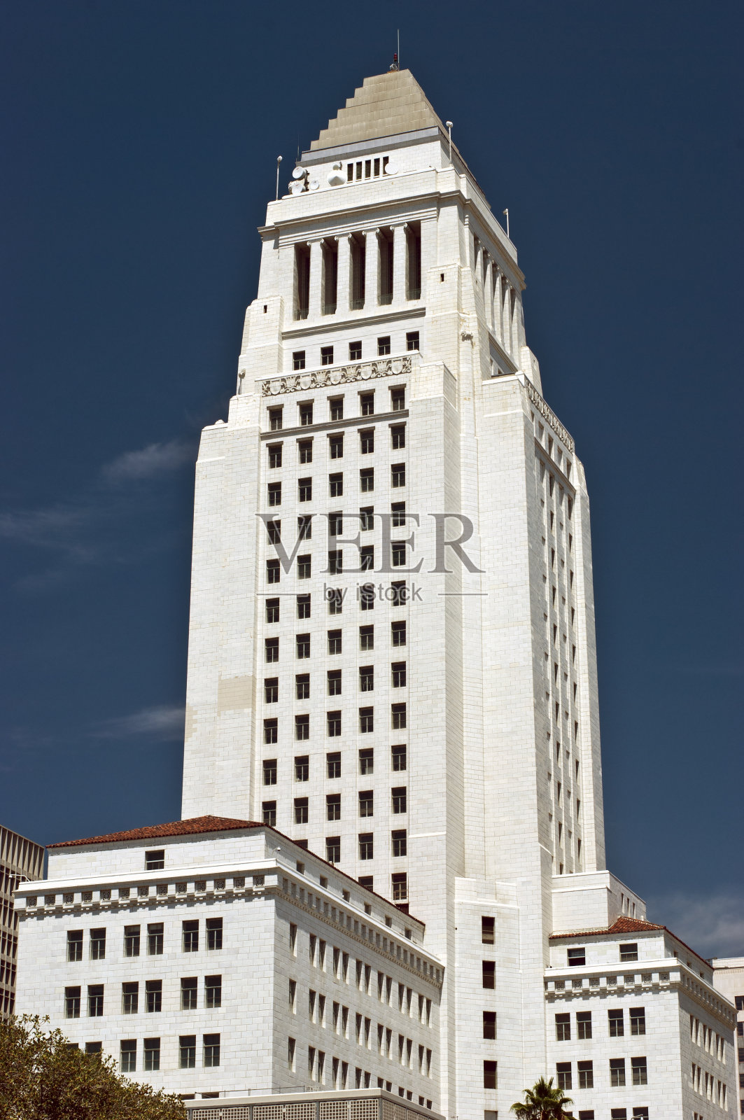 美国建筑/加州:洛杉矶市政厅照片摄影图片