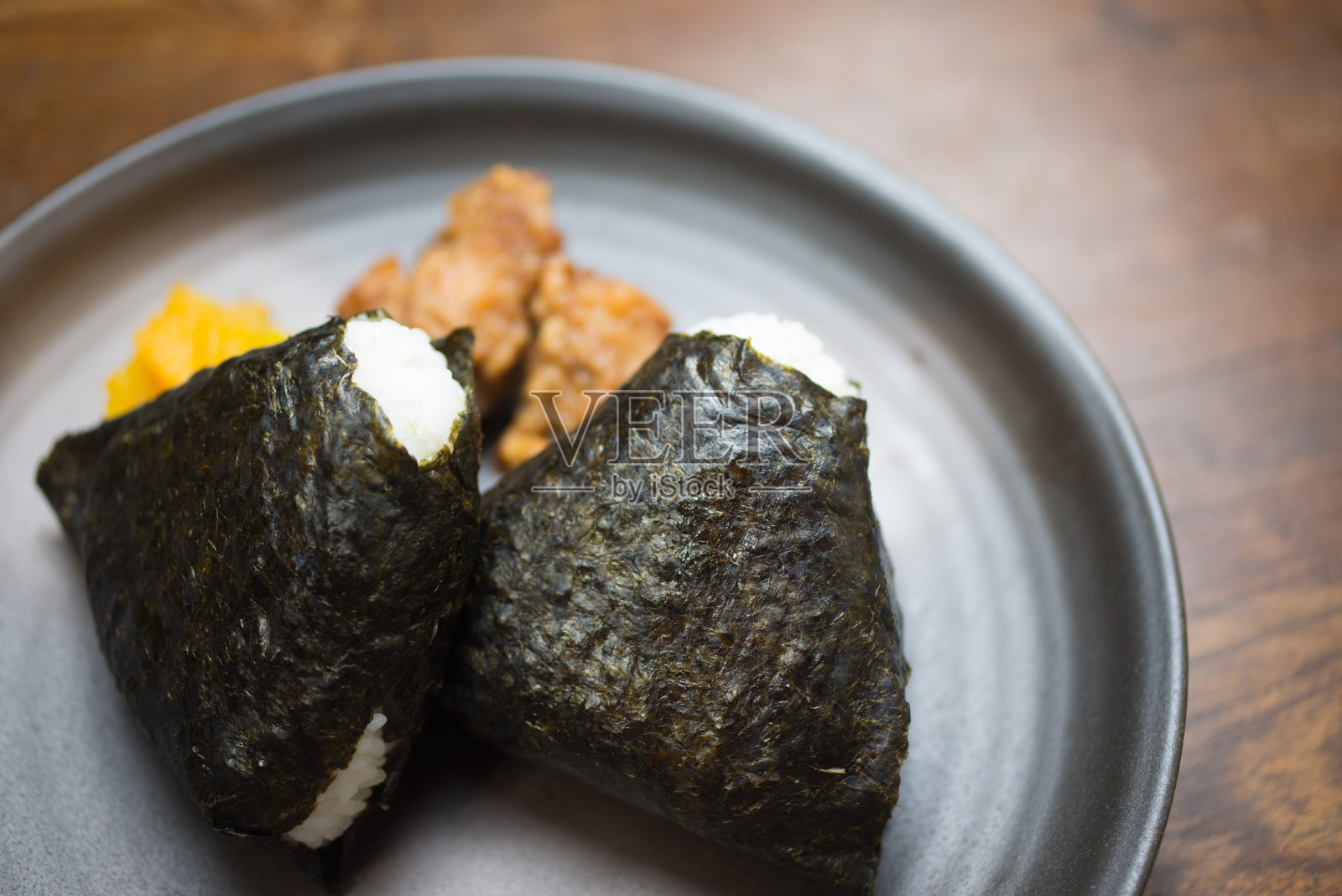 Japanese Rice Ball　ONIGIRI (お握り or 御握り; おにぎり)照片摄影图片