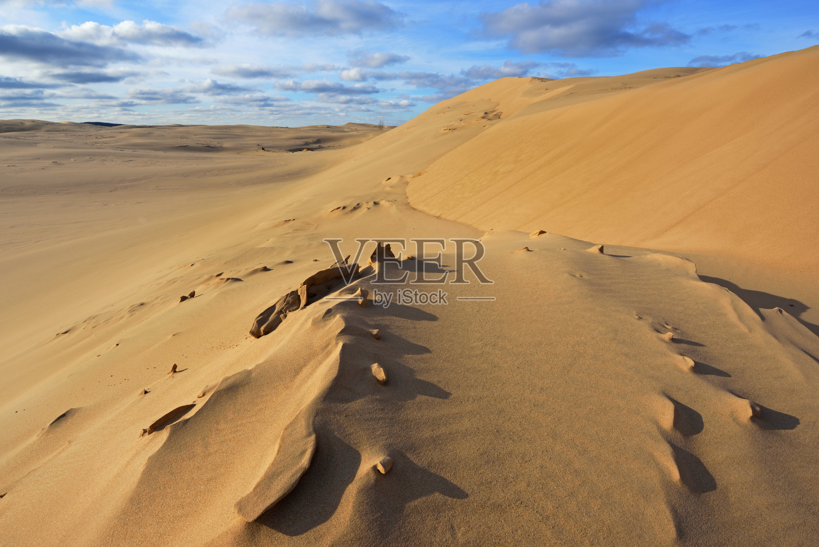银湖沙丘照片摄影图片