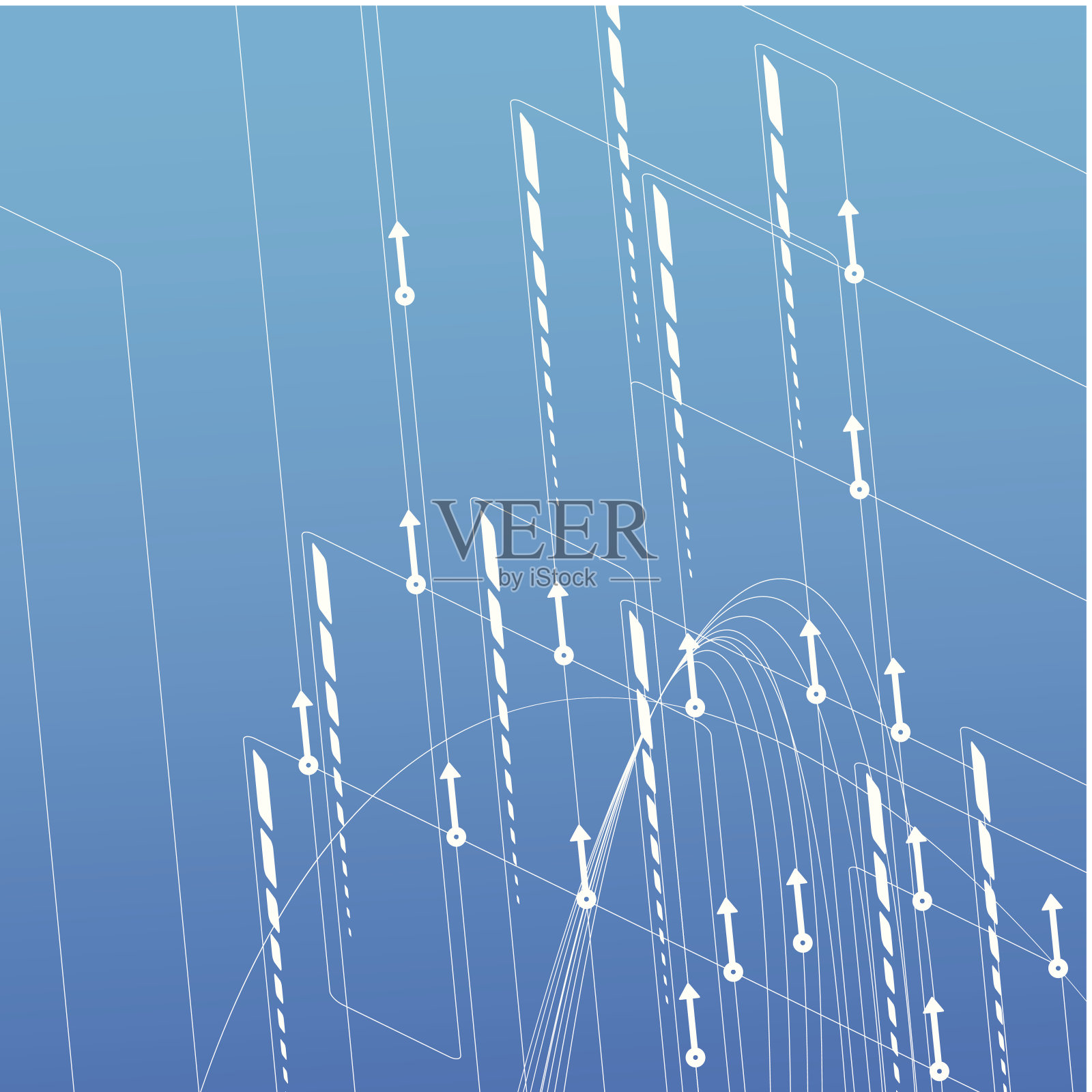 背景与箭头随机方向插画图片素材