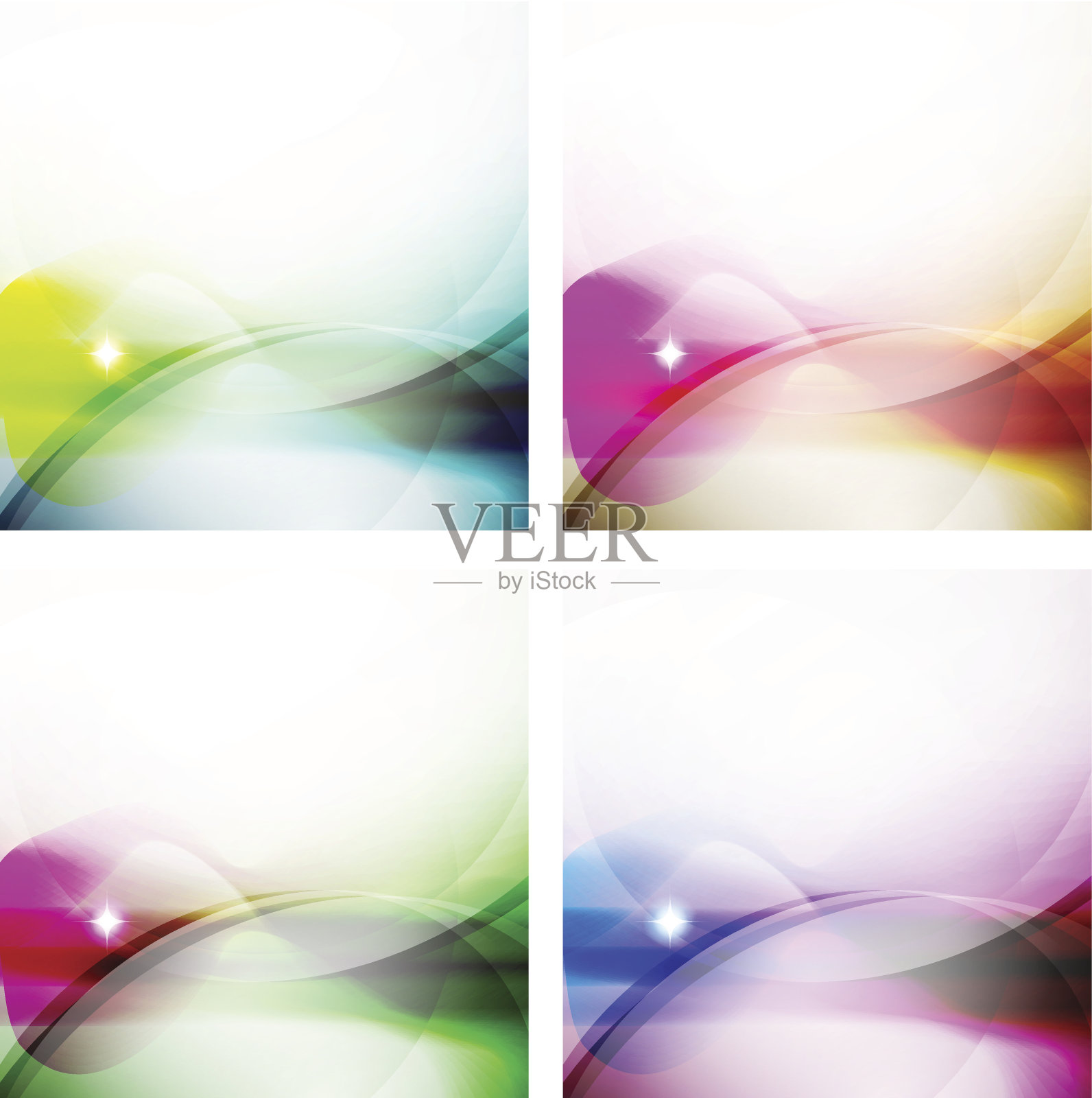 玻璃波背景插画图片素材