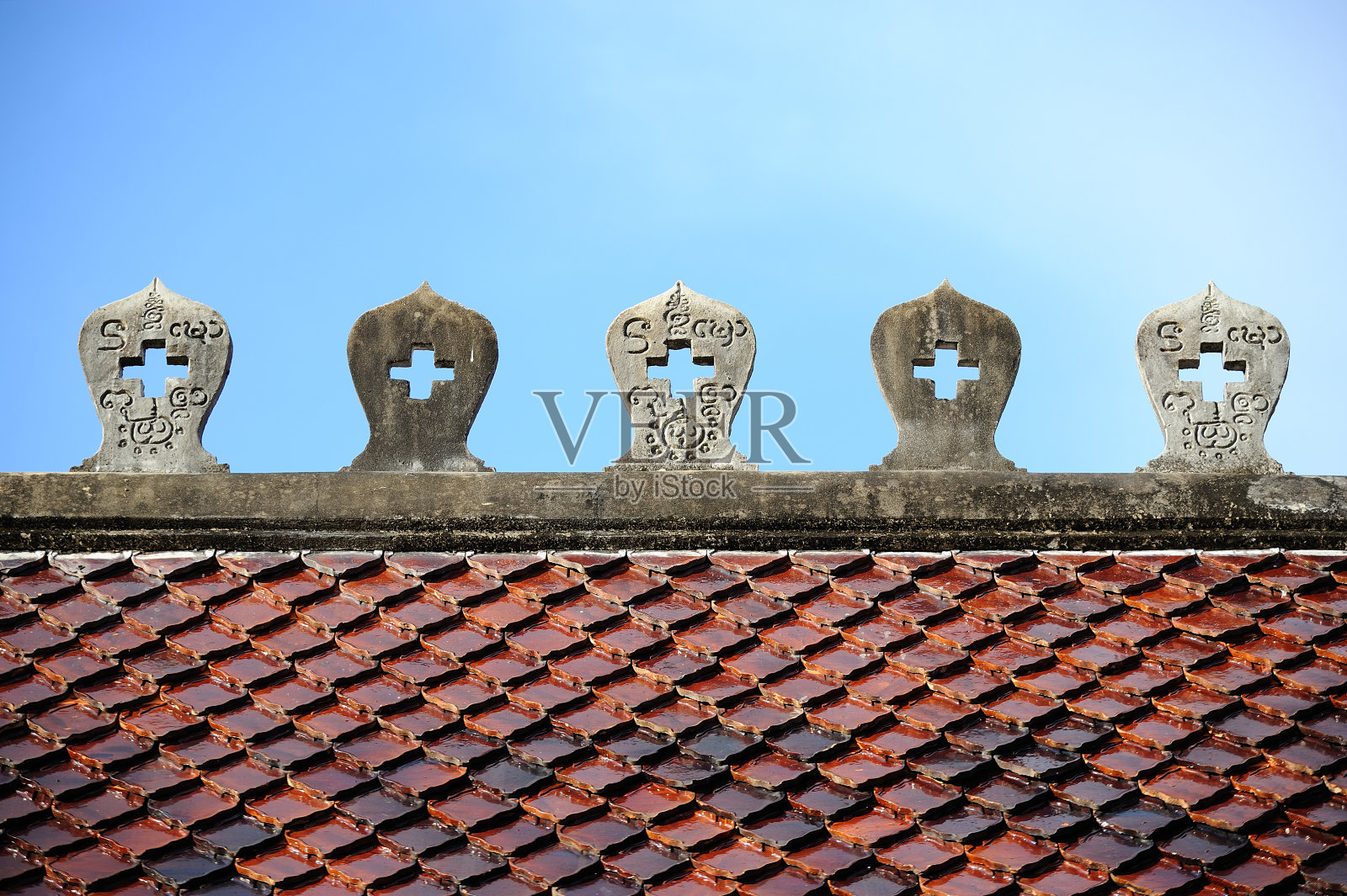 佛教的屋顶照片摄影图片