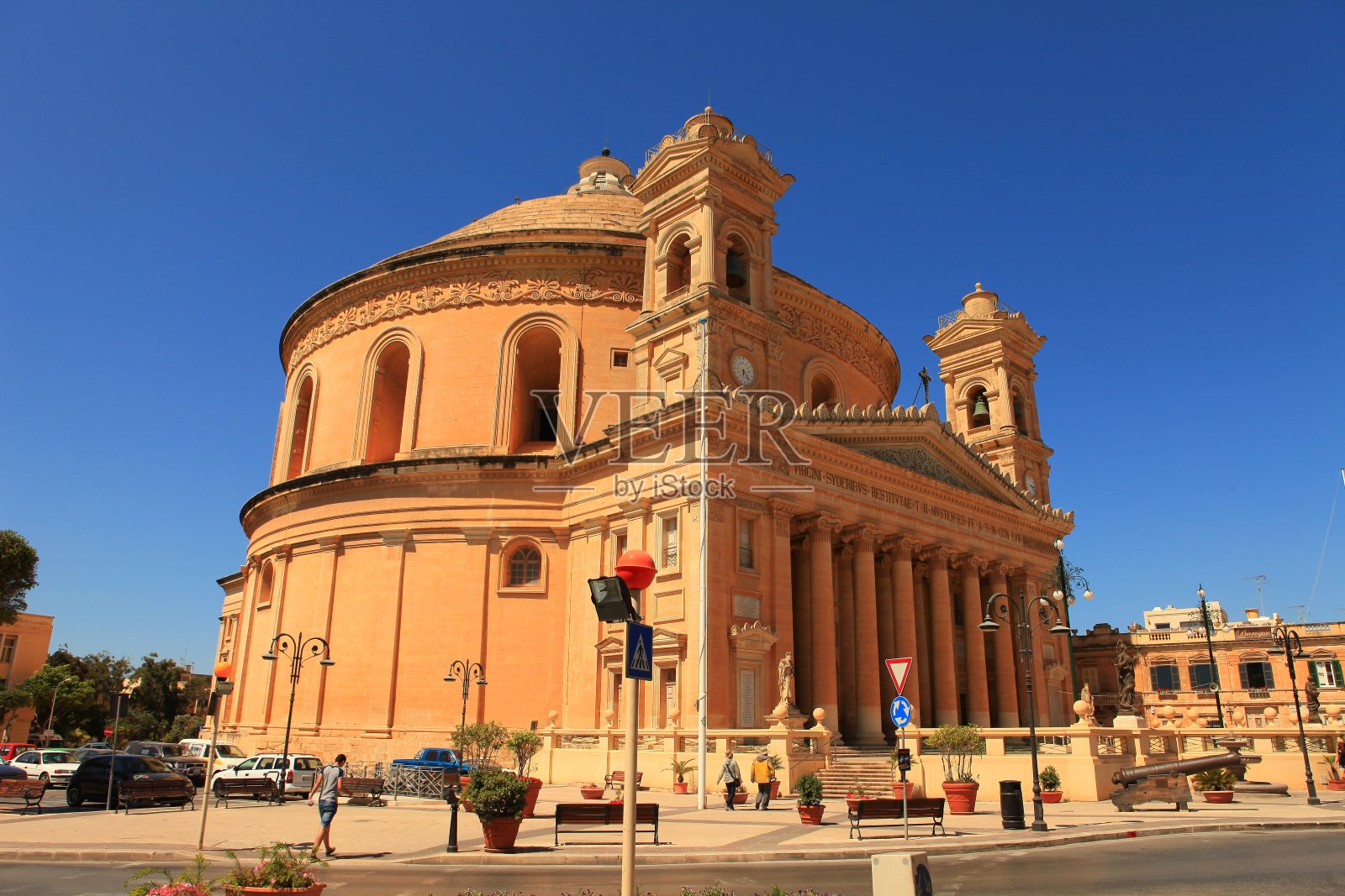 斯塔教堂。Marija Mosta,马耳他照片摄影图片