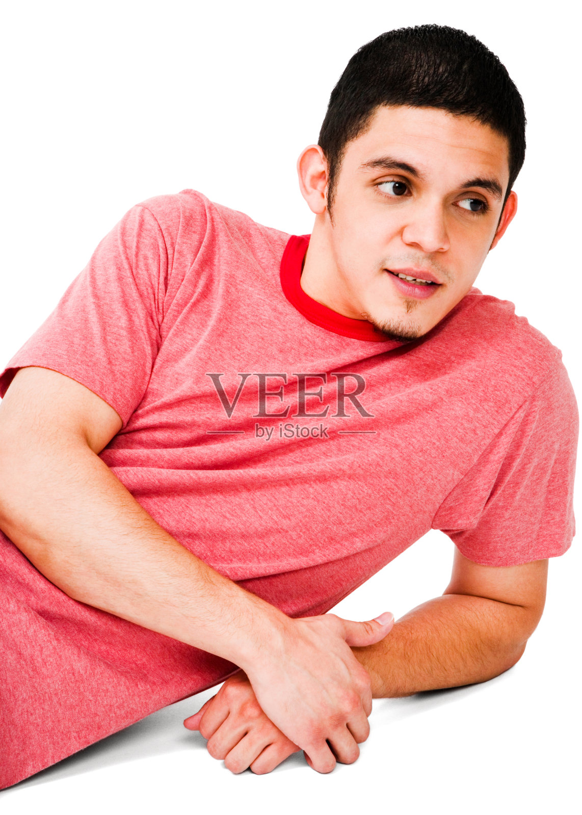 少年白日做梦照片摄影图片