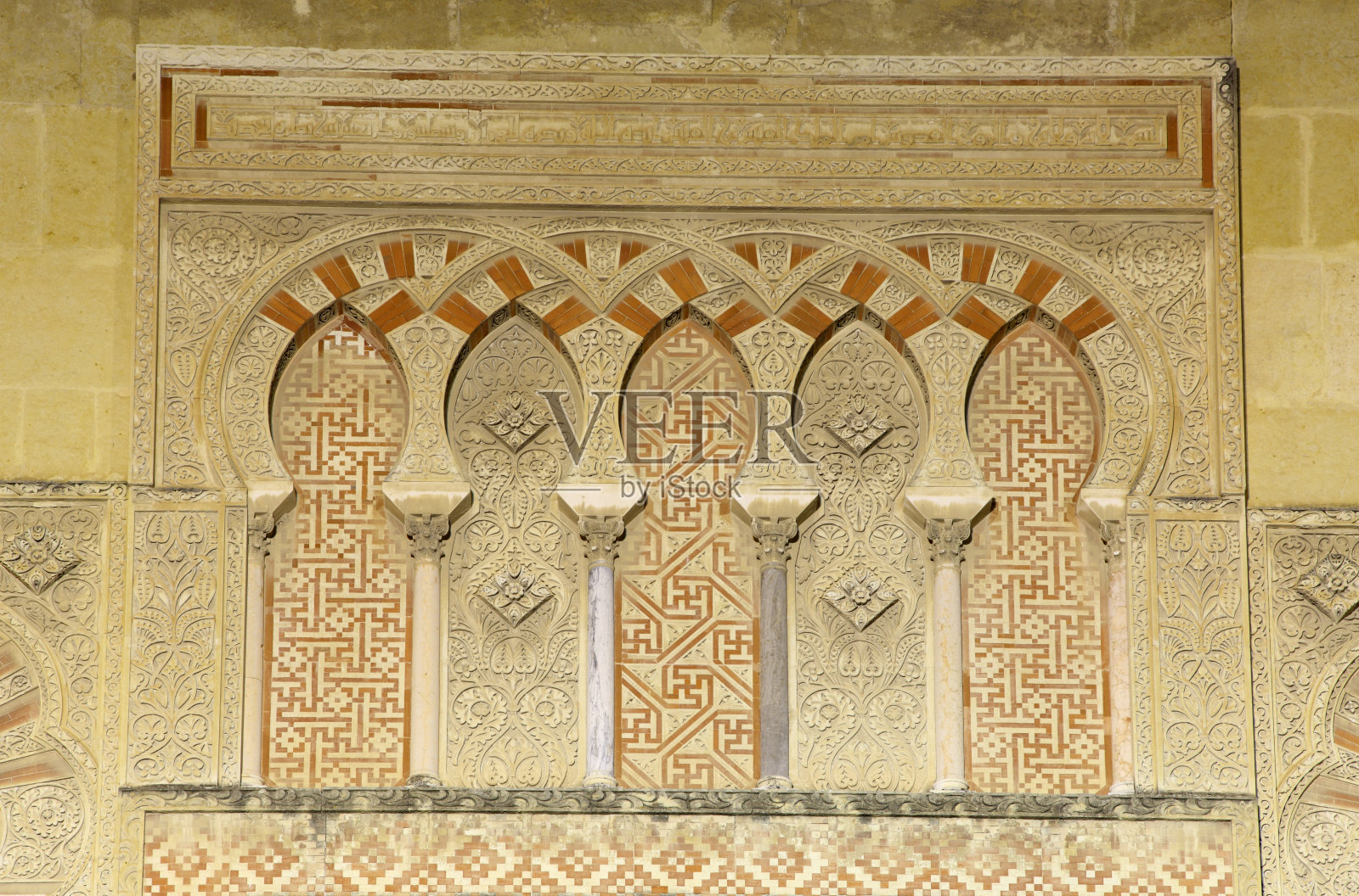 西班牙科尔多瓦的伊斯兰建筑照片摄影图片