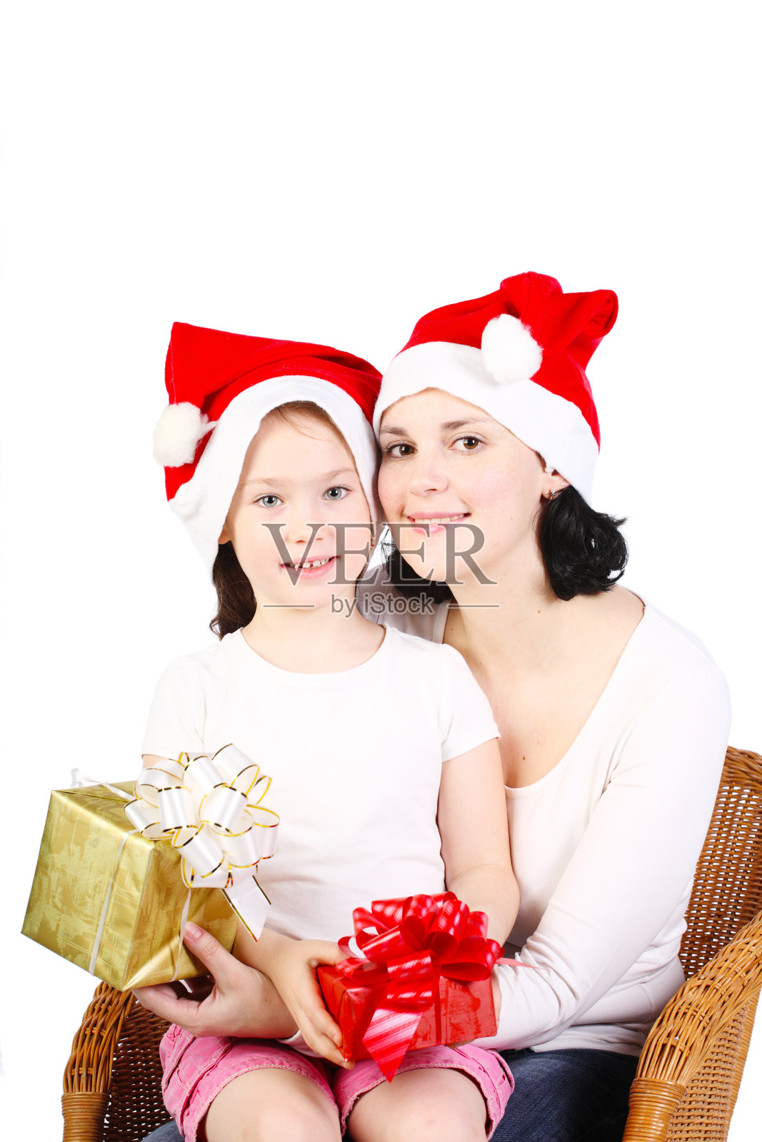 妈妈和女儿照片摄影图片