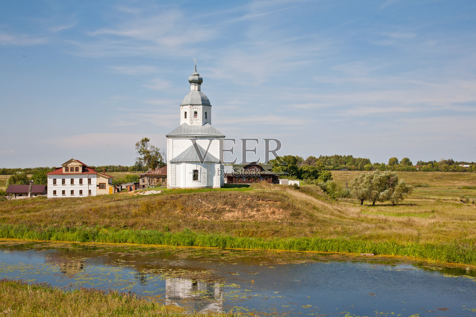 苏兹达尔的伊林斯基教堂照片摄影图片