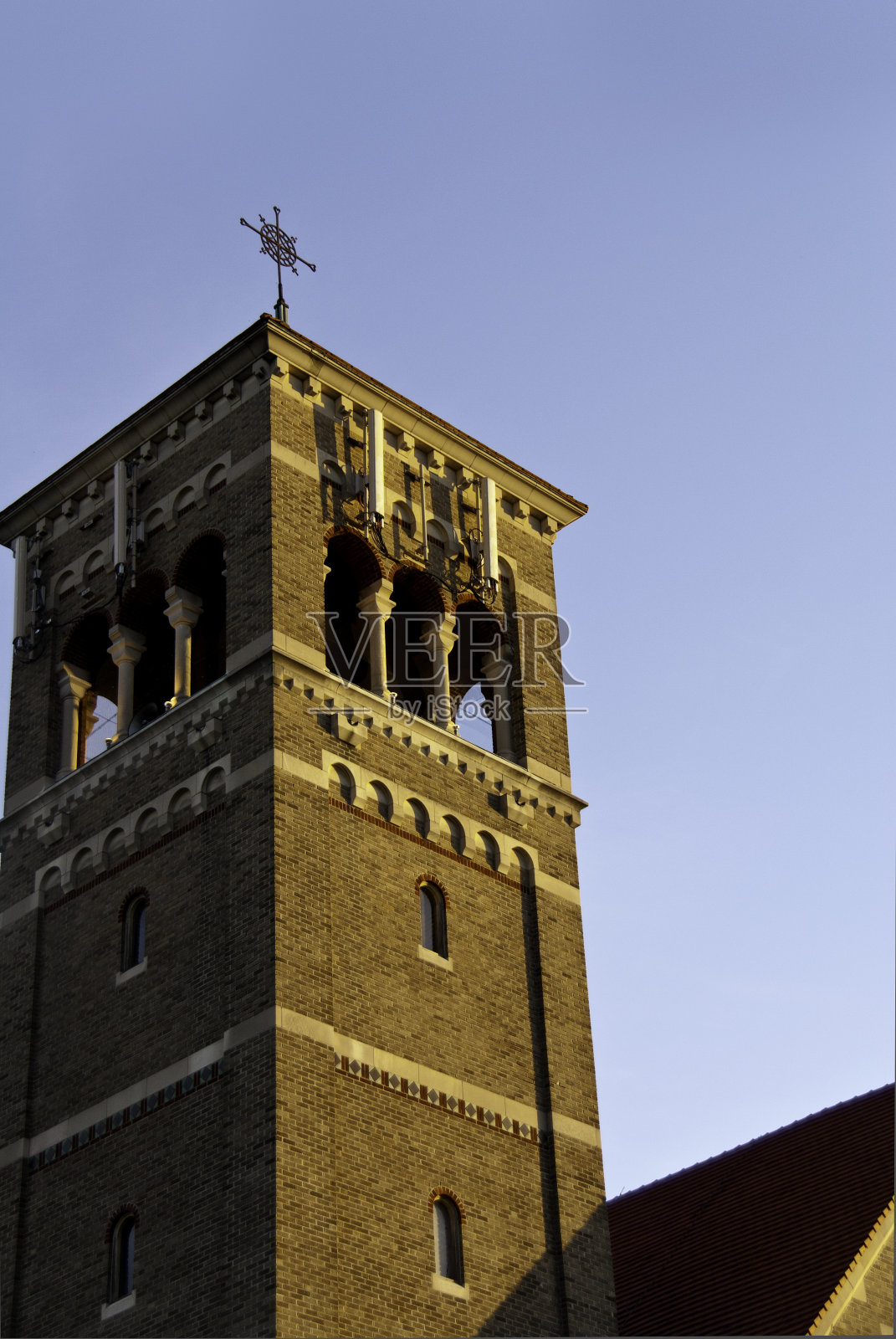 教堂的塔照片摄影图片