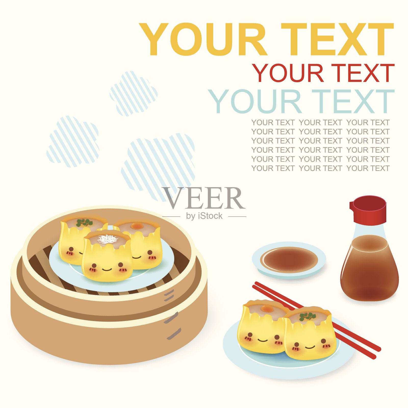 点心卡通设计模板素材