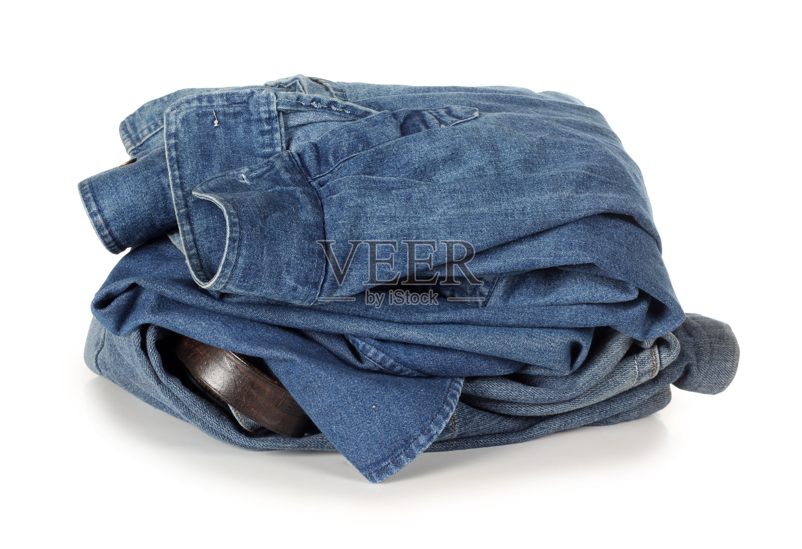 工作服牛仔照片摄影图片