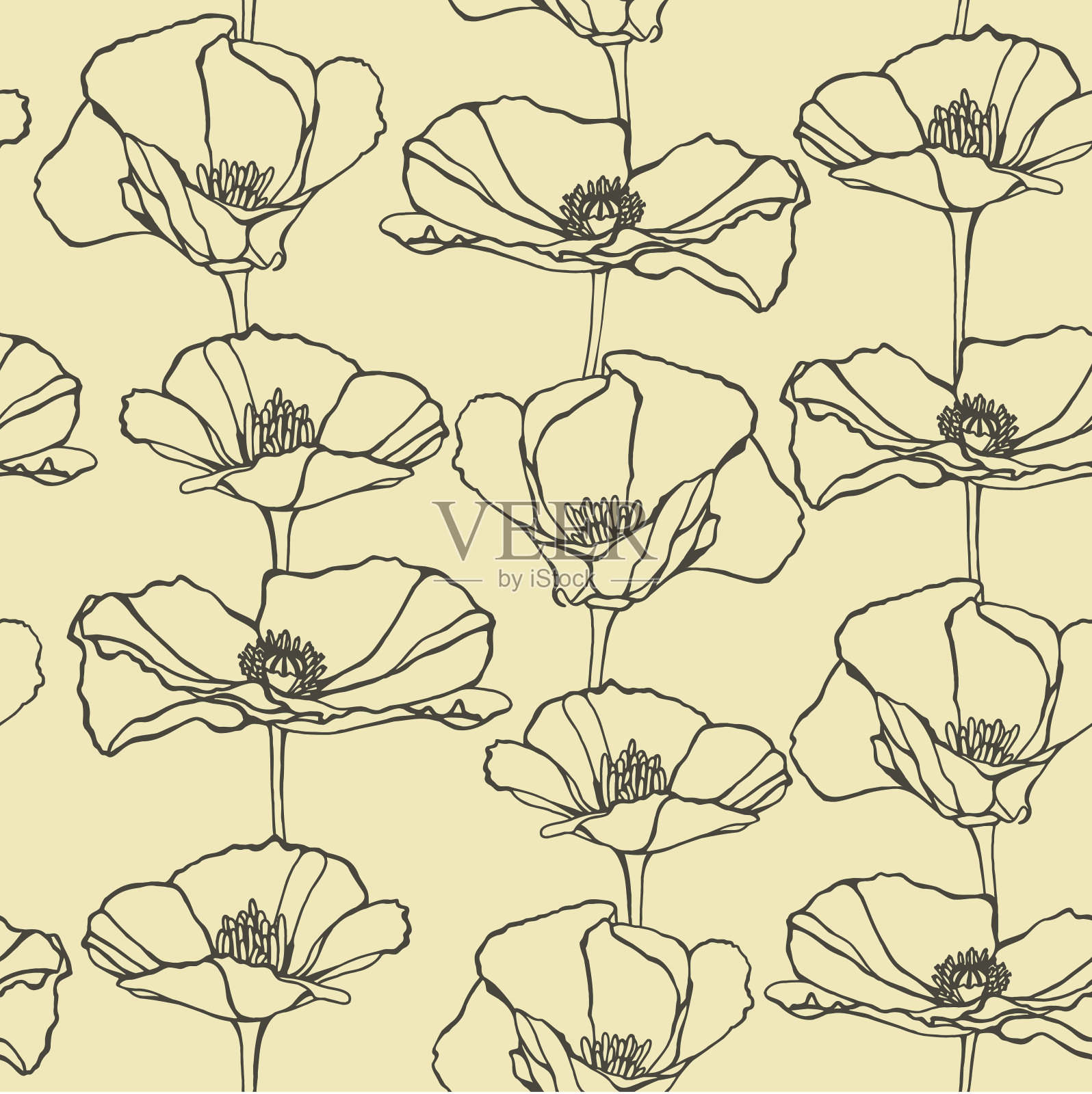 花的图案插画图片素材