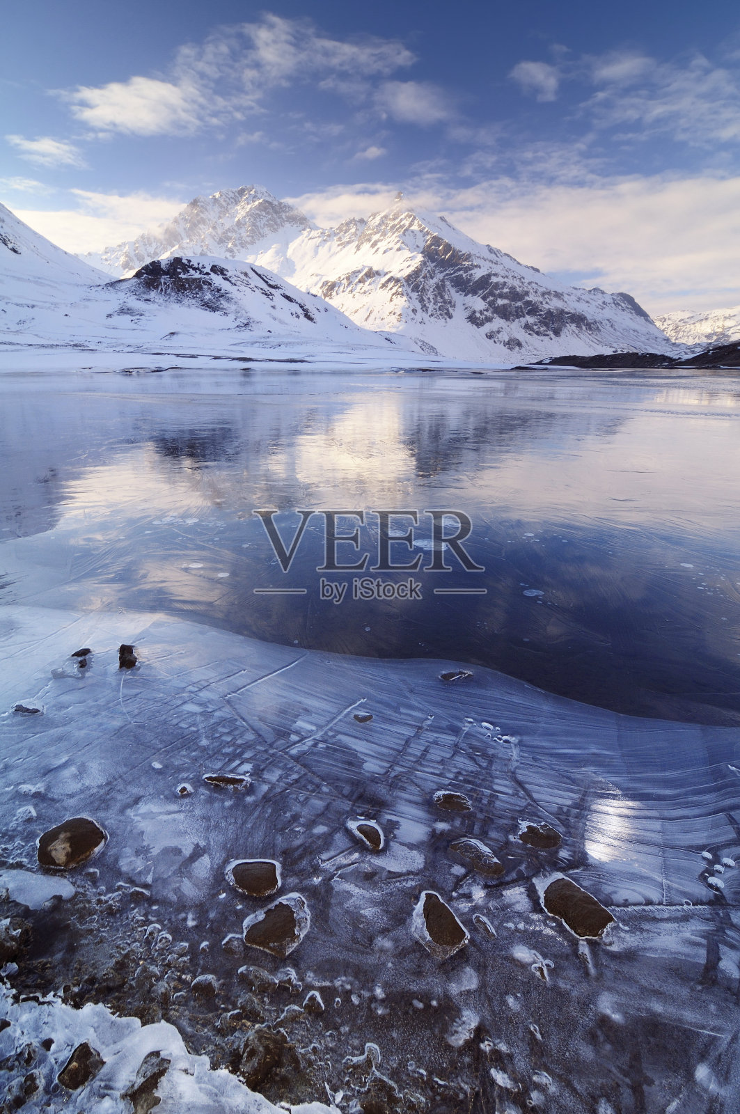 蓝色的冰照片摄影图片