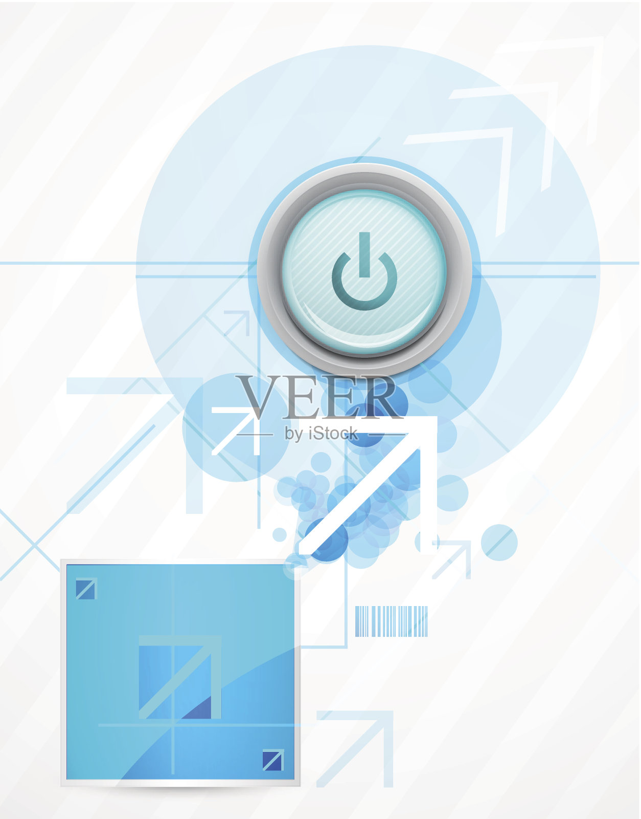 抽象的蓝色背景插画图片素材