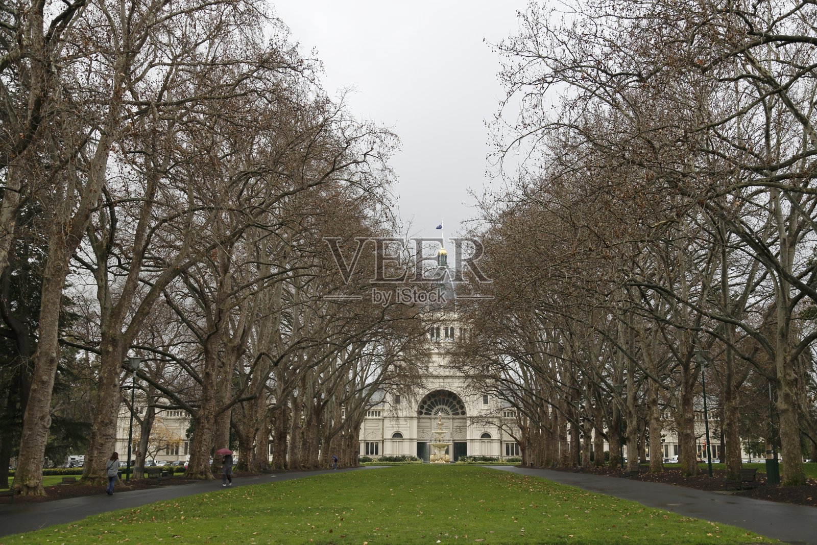 通往博物馆的花园照片摄影图片