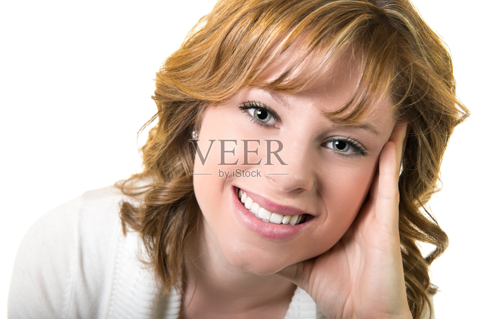 沉思的年轻女子照片摄影图片