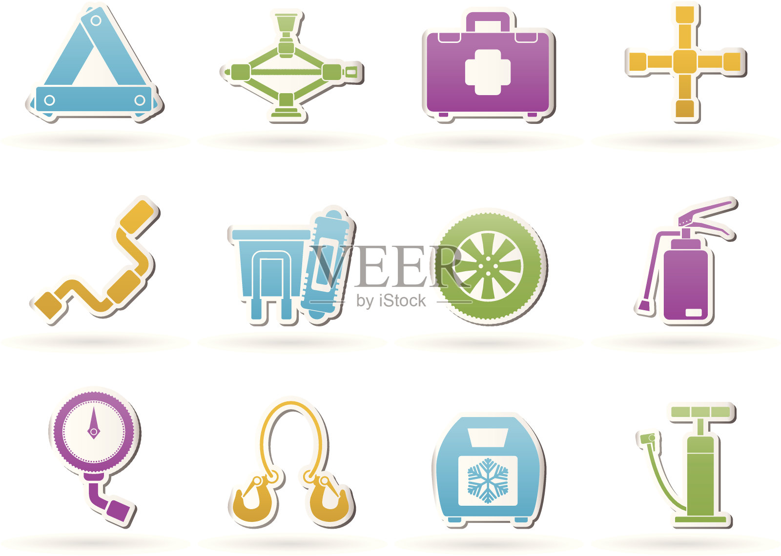 汽车和交通设备图标图标素材