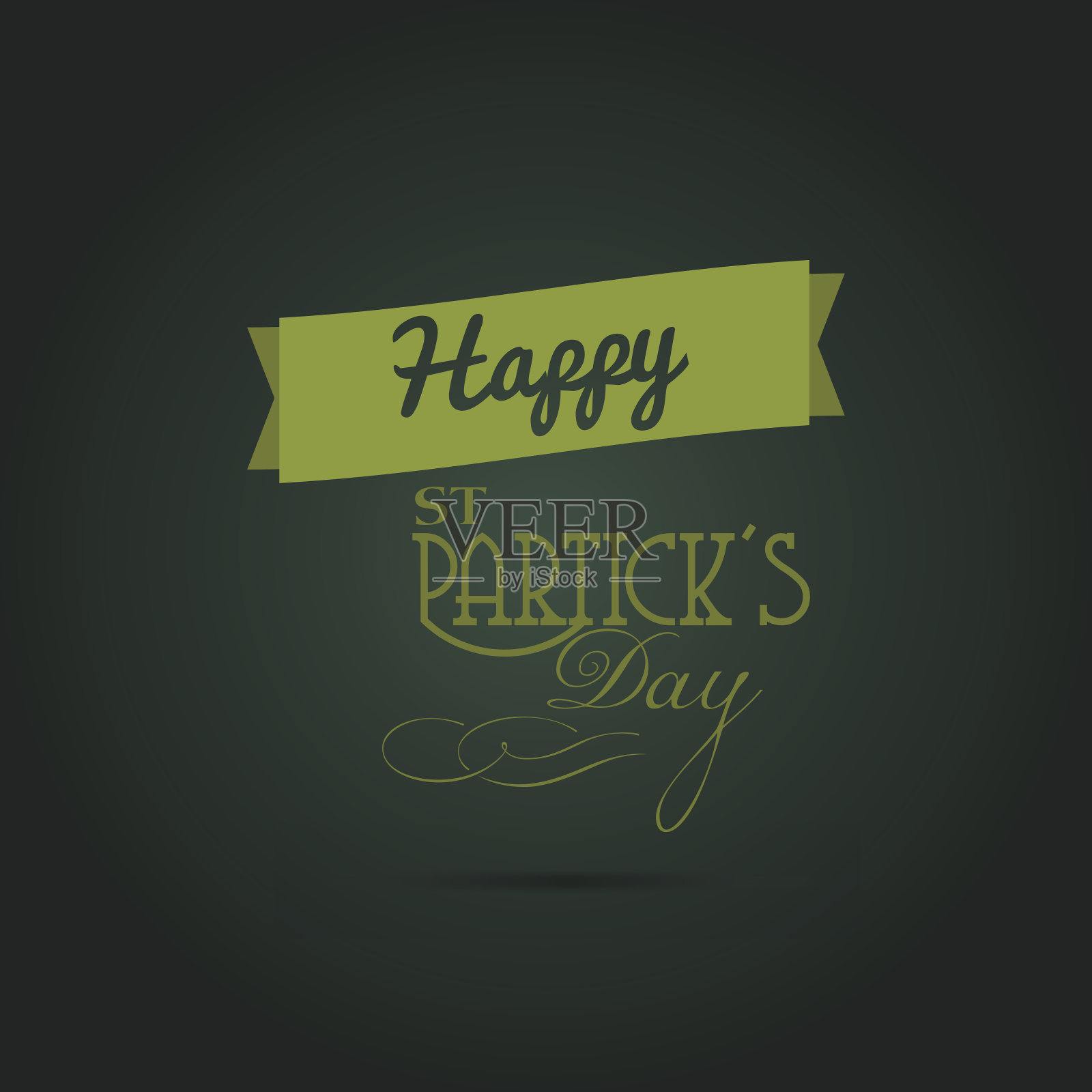 圣帕特里克节快乐插画图片素材