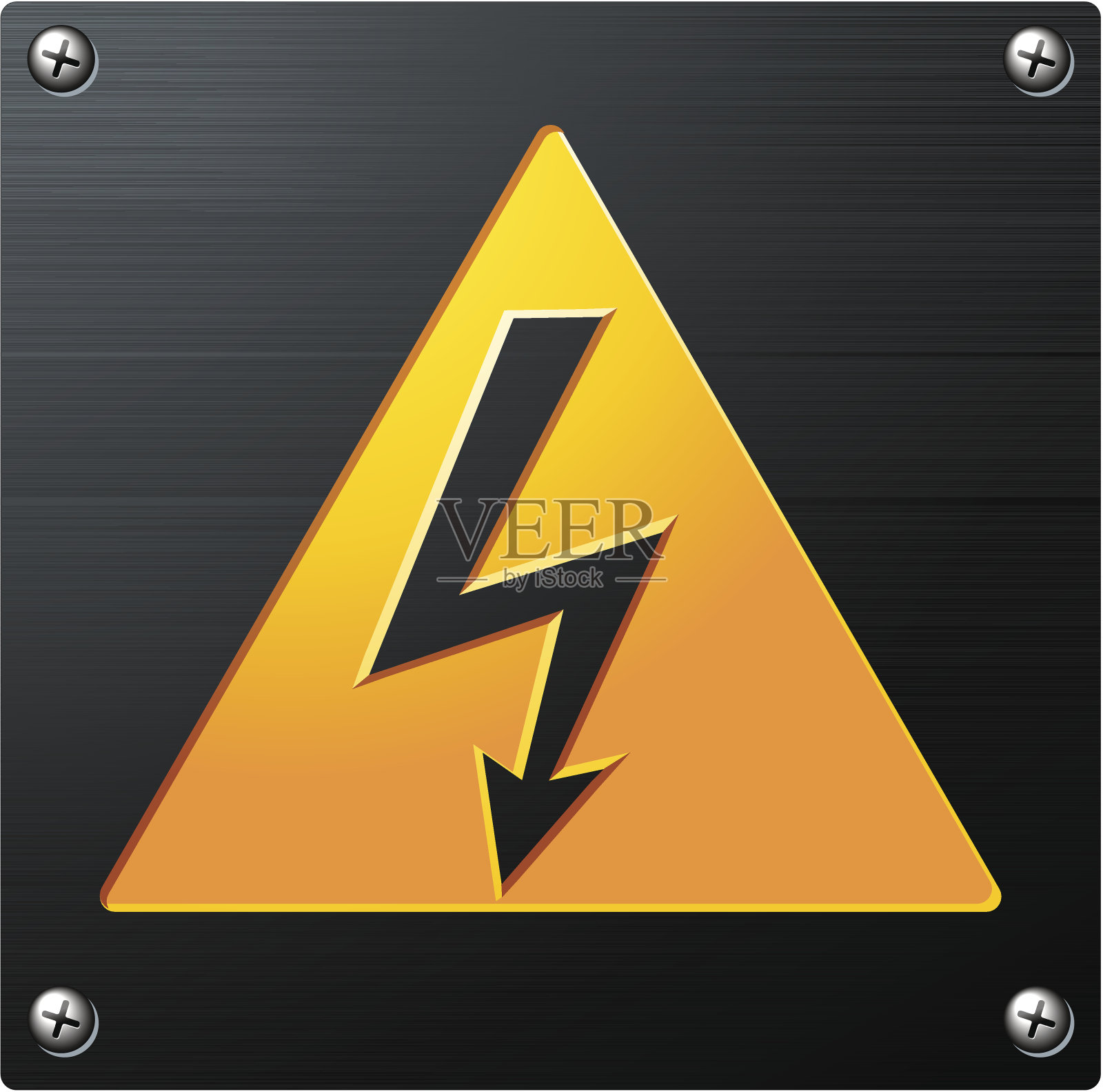 高电压信号插画图片素材