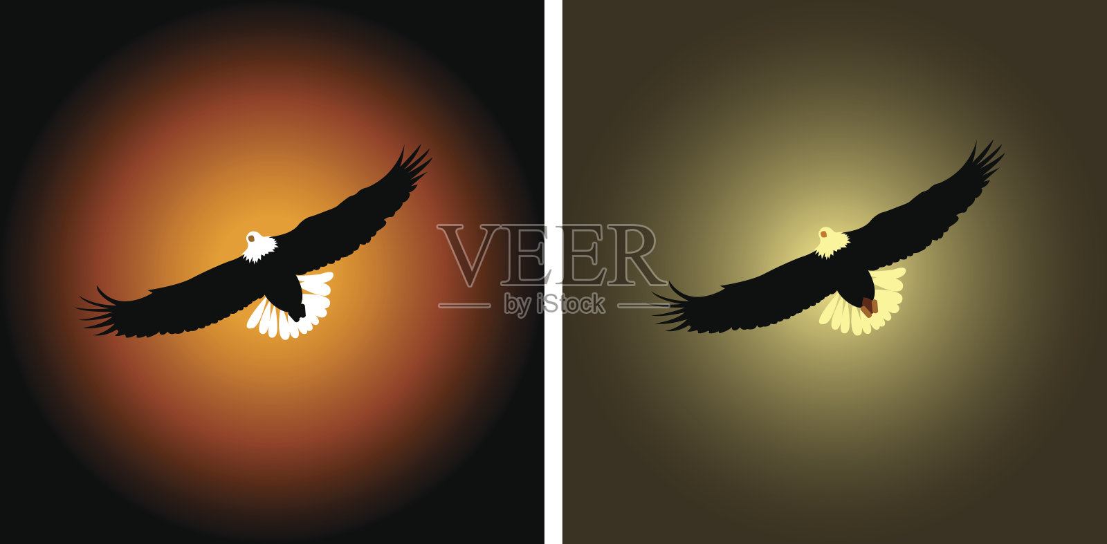 鹰和天空设计元素图片
